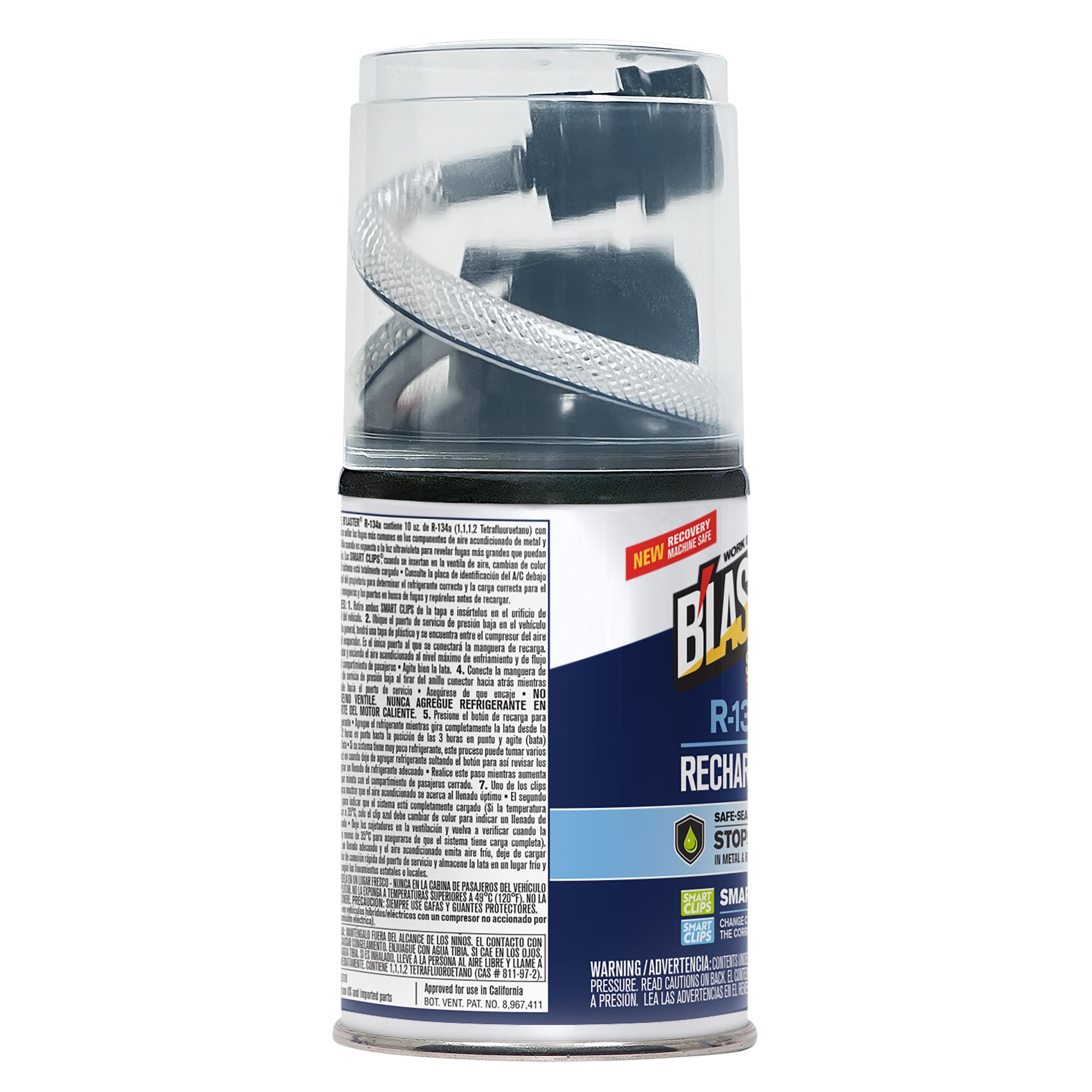 B'laster R134A Refrigerant with Leak Stop, Detection Dye and