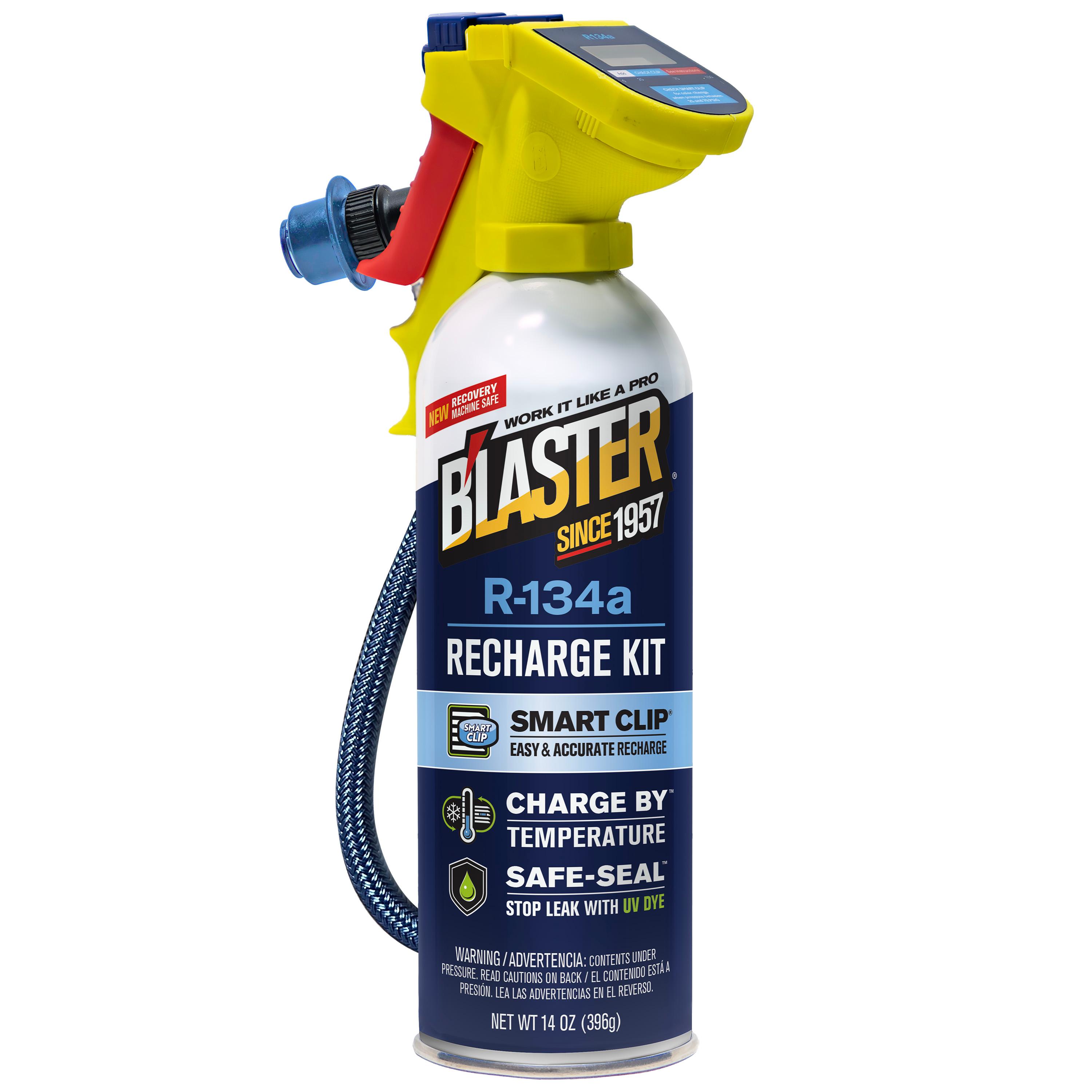 B'laster R134A Refrigerant Stop Leak UV Dye with Charging Hose 14oz ...