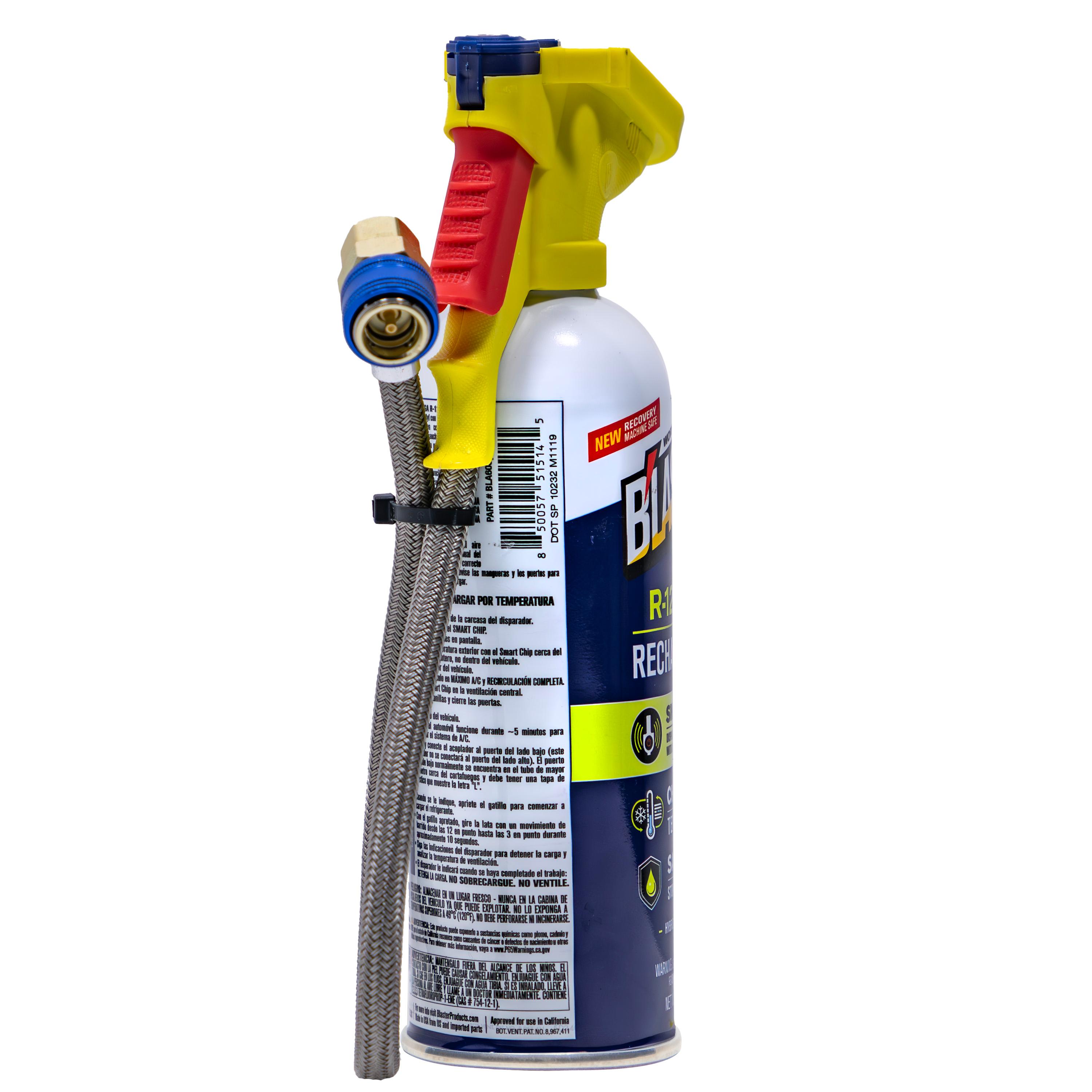 B'laster R1234yf Refrigerant Kit with Stop Leak and Charging Hose