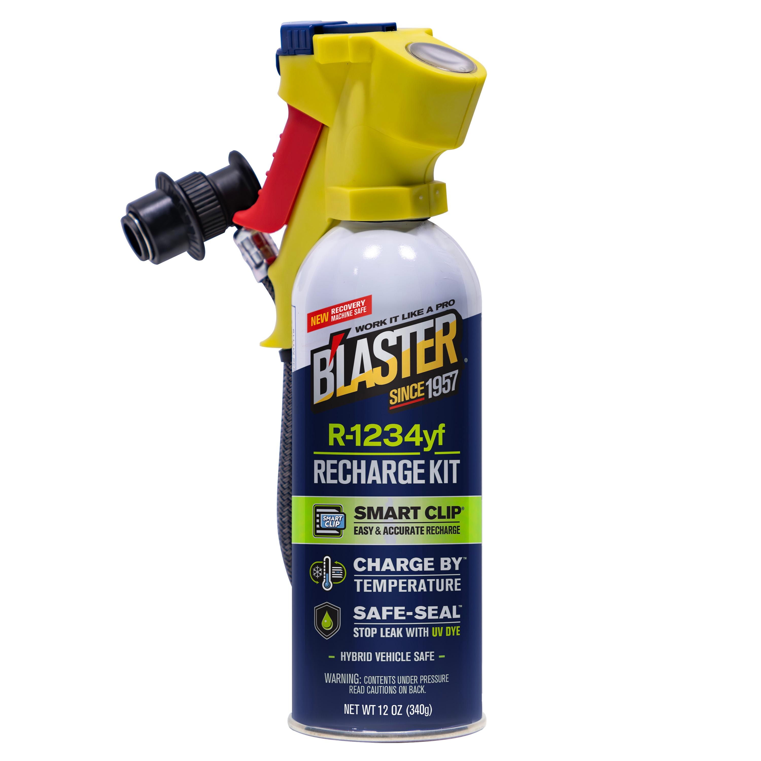 B'laster R1234yf Refrigerant Kit with Stop Leak and Charging Hose 12oz for Toyota tundra