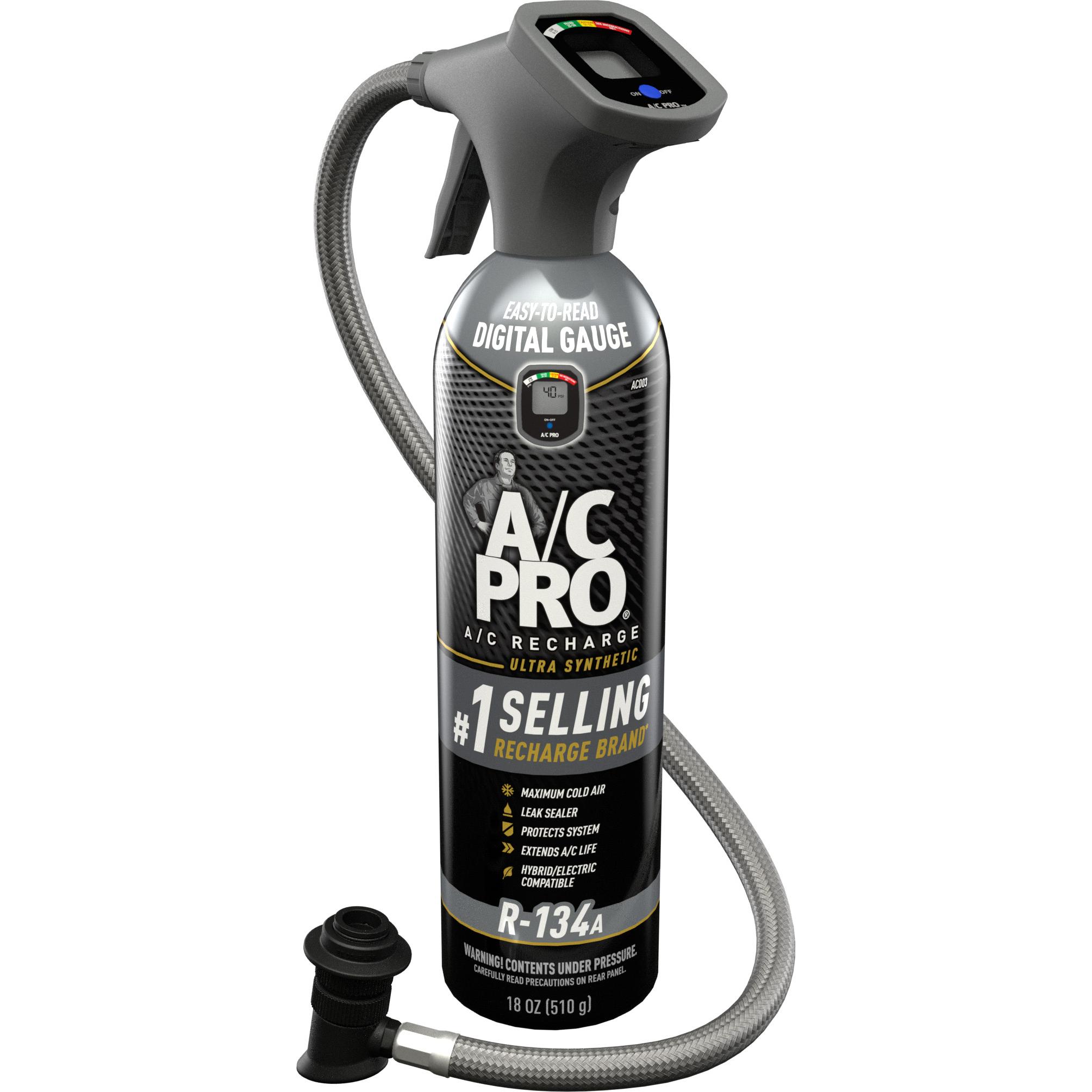 A/C Pro R-134a Refrigerant Kit with Stop Leak and Charging Hose 18oz for Toyota tundra