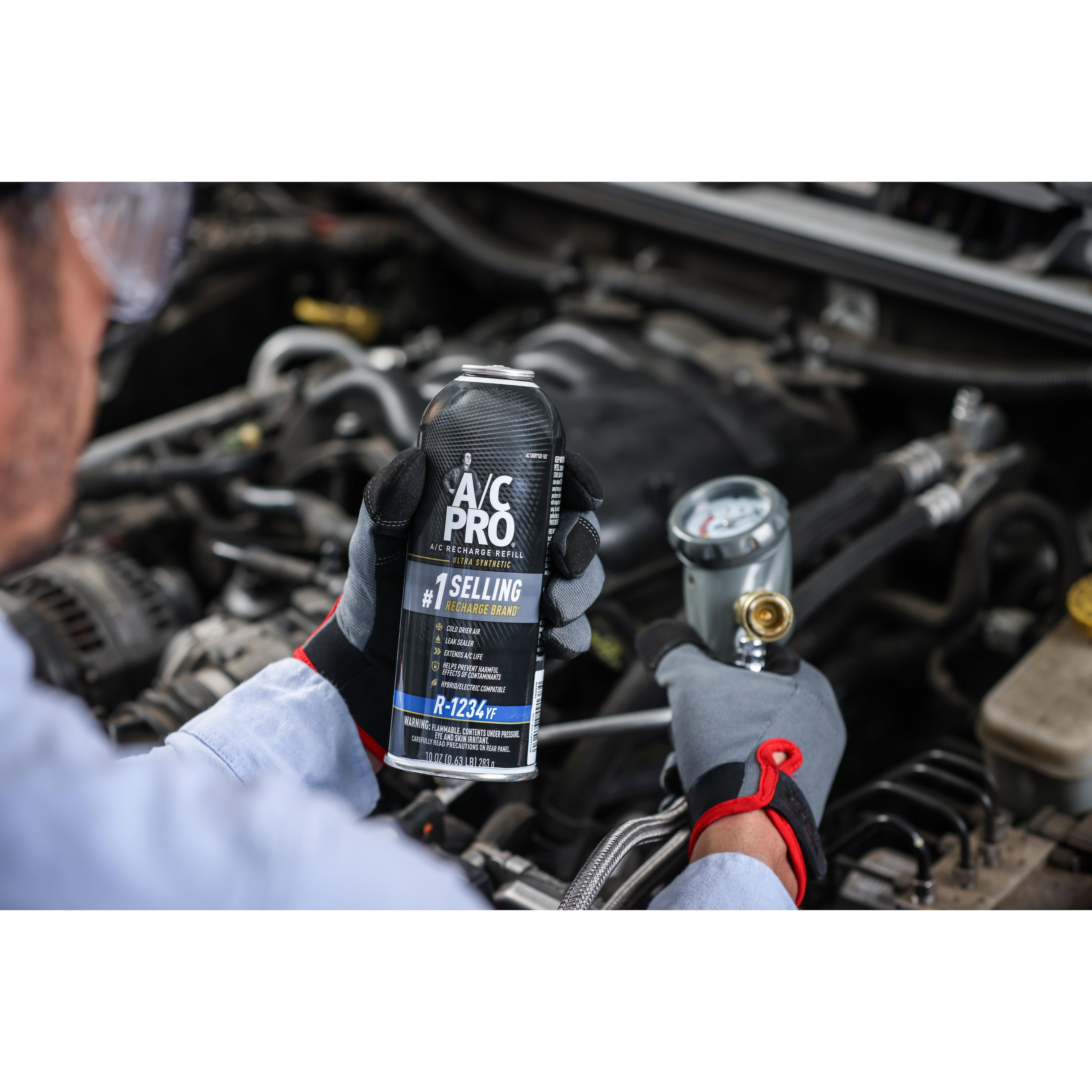 A/C Pro R1234yf Refrigerant with Stop Leak 10oz | AutoZone
