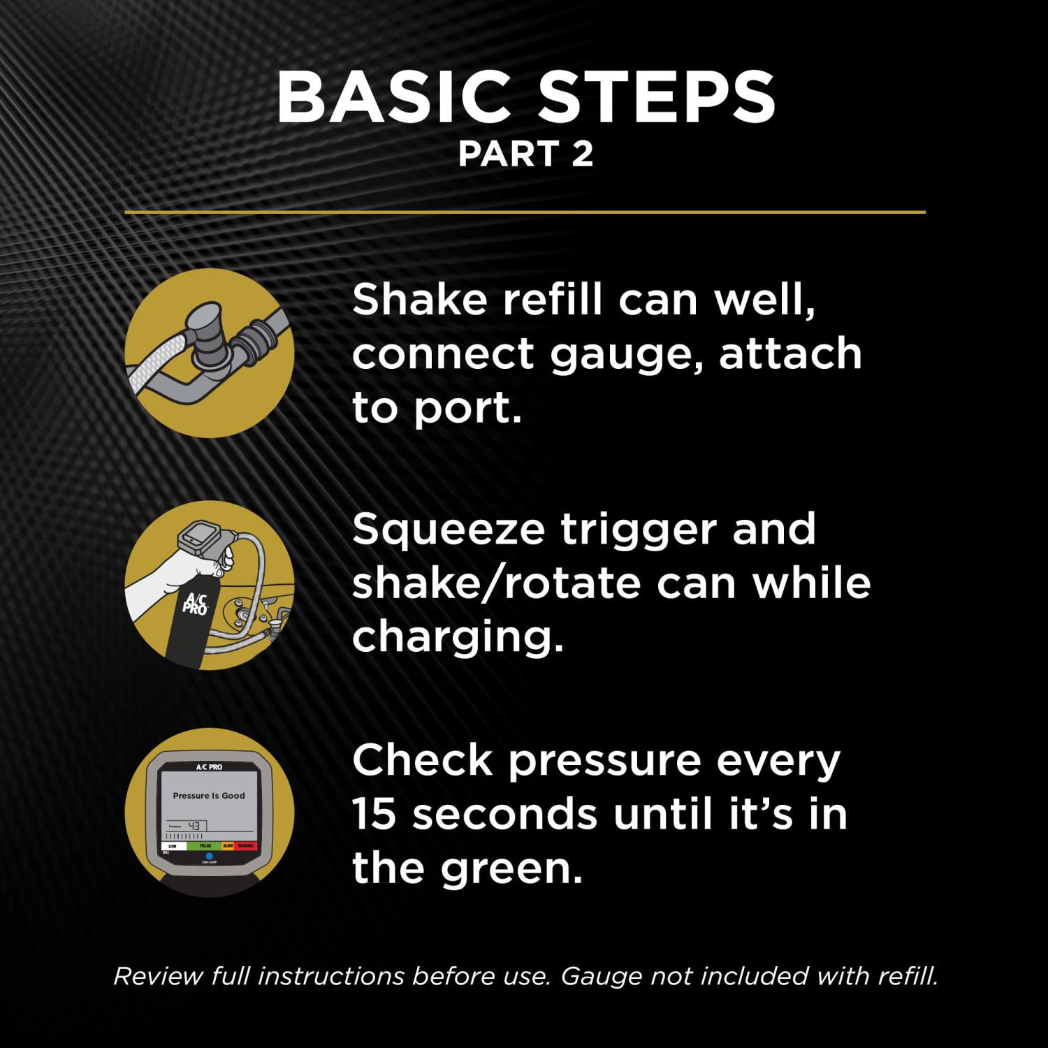 A/C Pro R134A Refrigerant