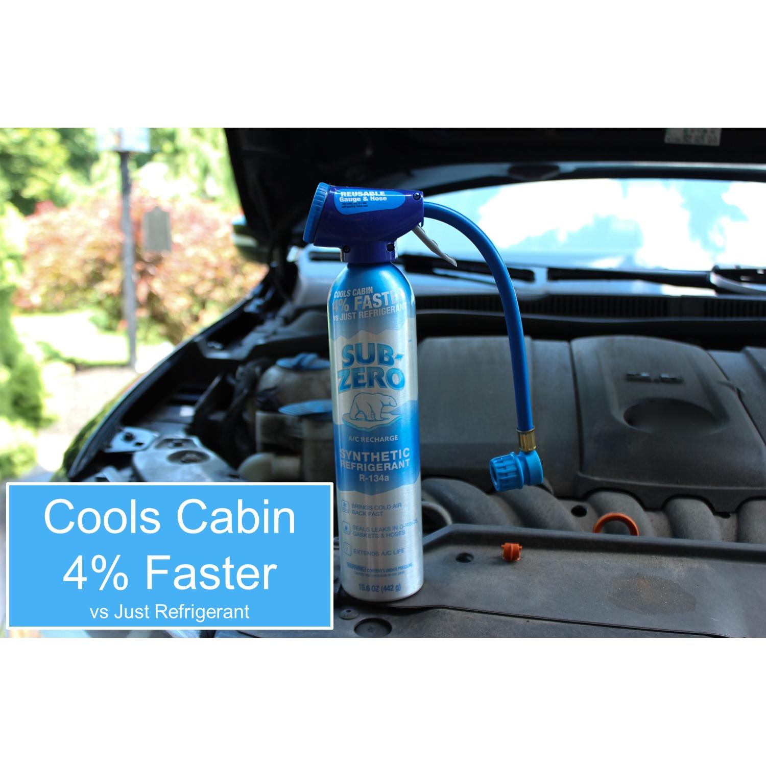SubZero R-134a Refrigerant Kit with Stop Leak and Charging Hose
