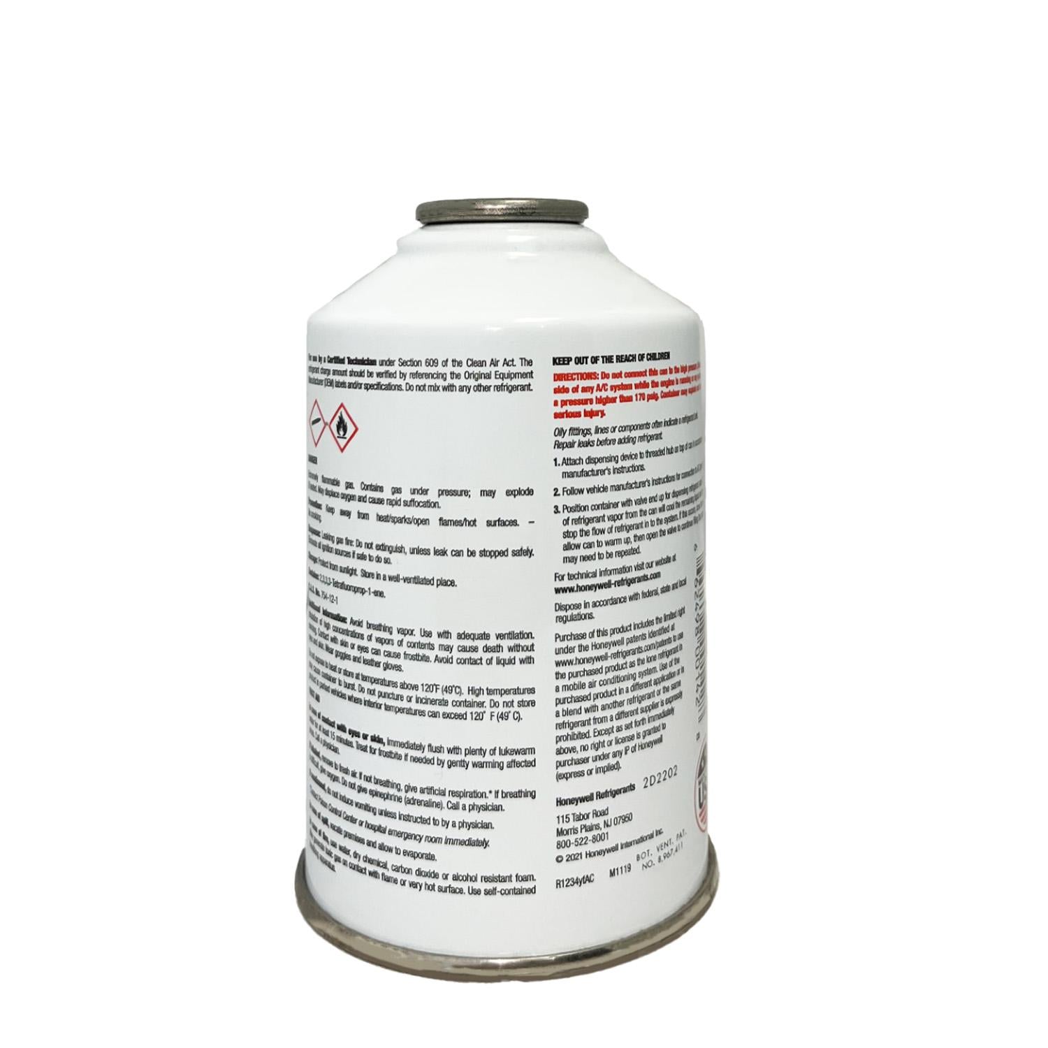 Honeywell R1234yf Refrigerant with UV Dye 8oz | AutoZone