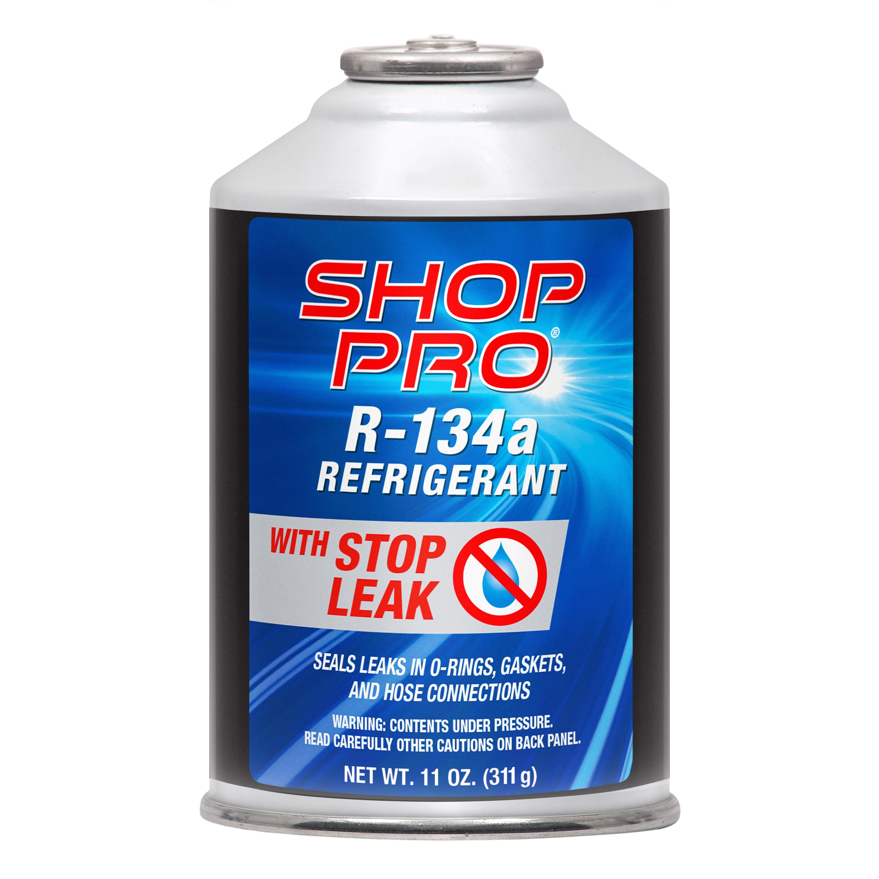 ShopPro R134A Refrigerant with Stop Leak 11oz | AutoZone