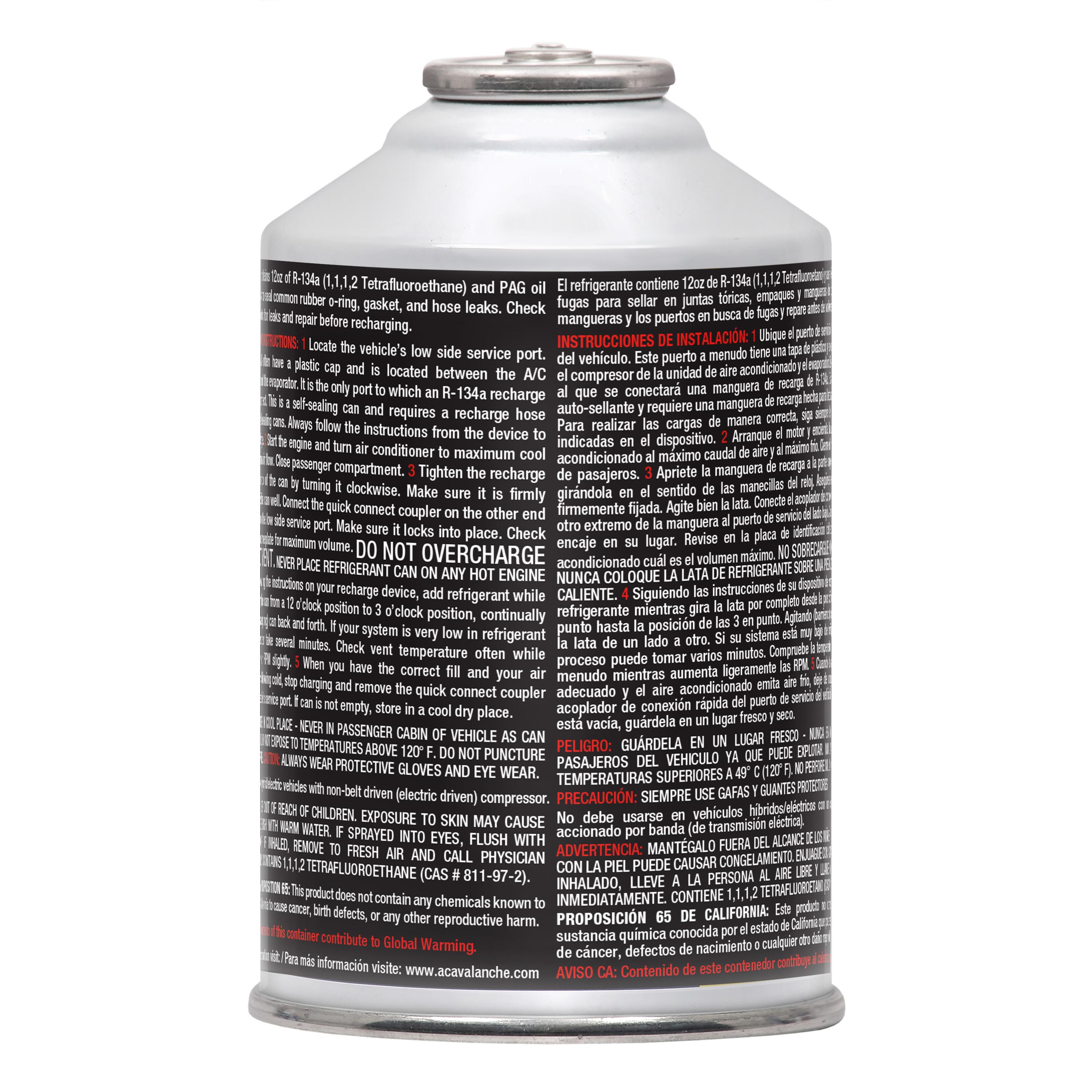 Shop PRO R-134a Refrigerant with Stop Leak 11oz | AutoZone