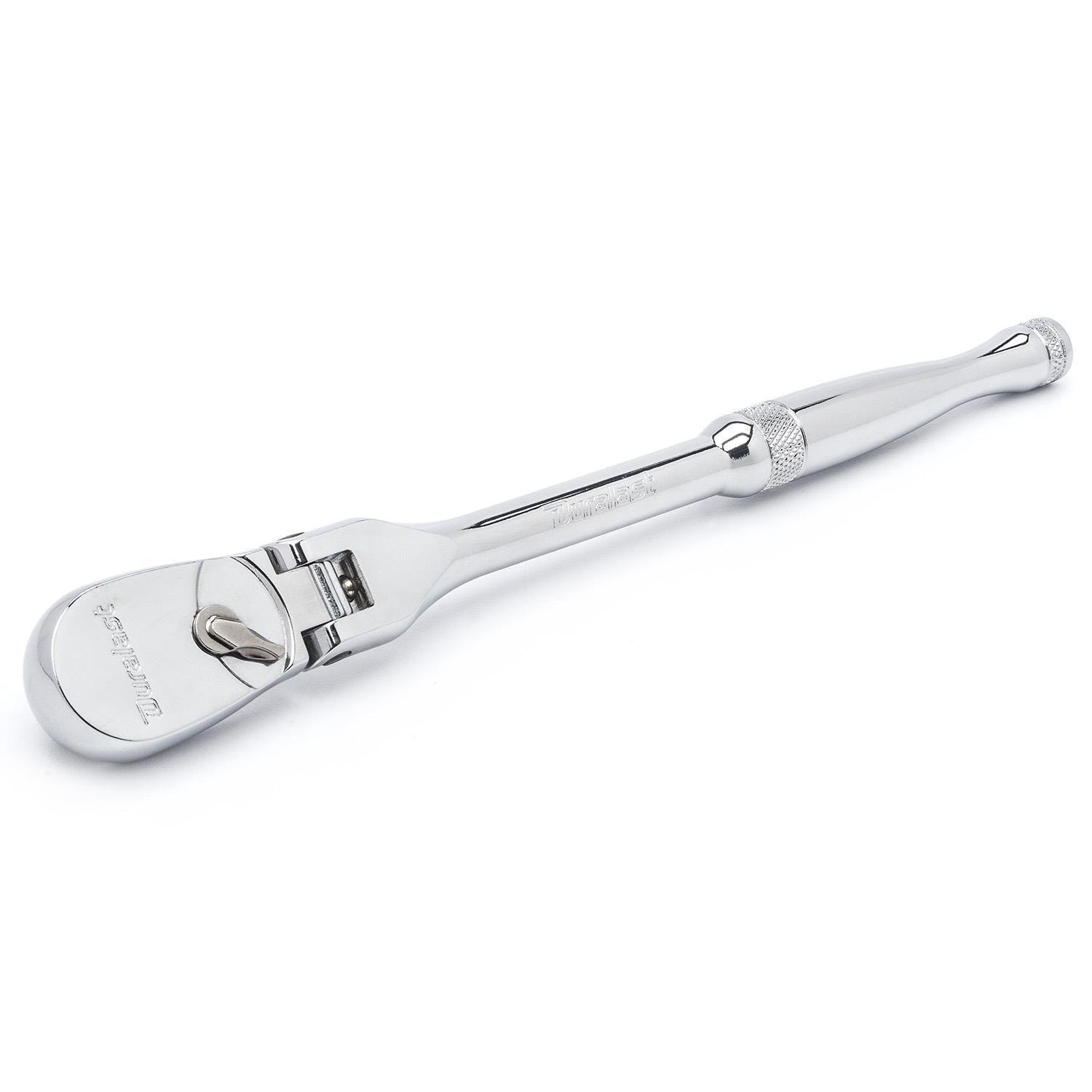 Duralast 3/8in Drive 100-Position Full Polish Flex Head Ratchet