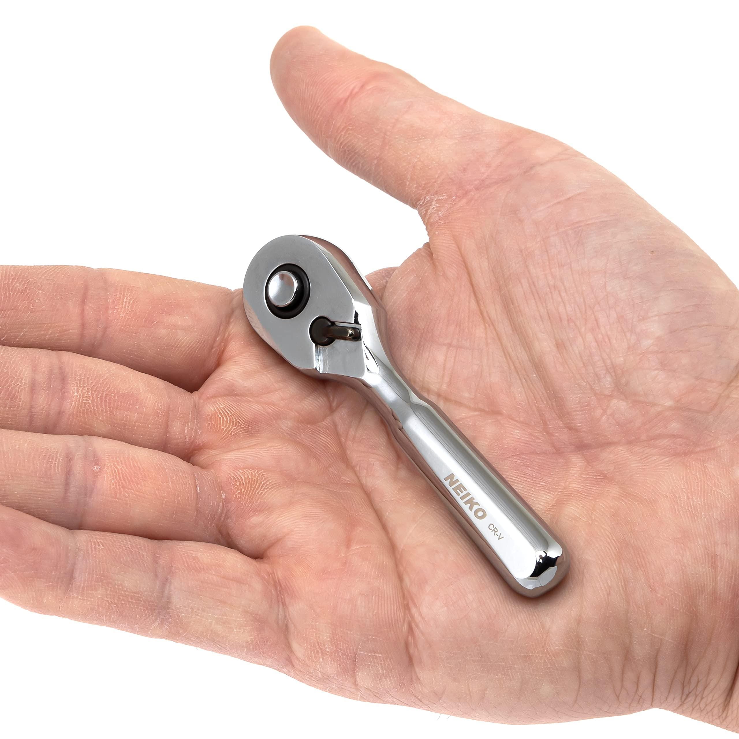 NEIKO 1/4in Drive Stubby Ratchet Wrench | AutoZone