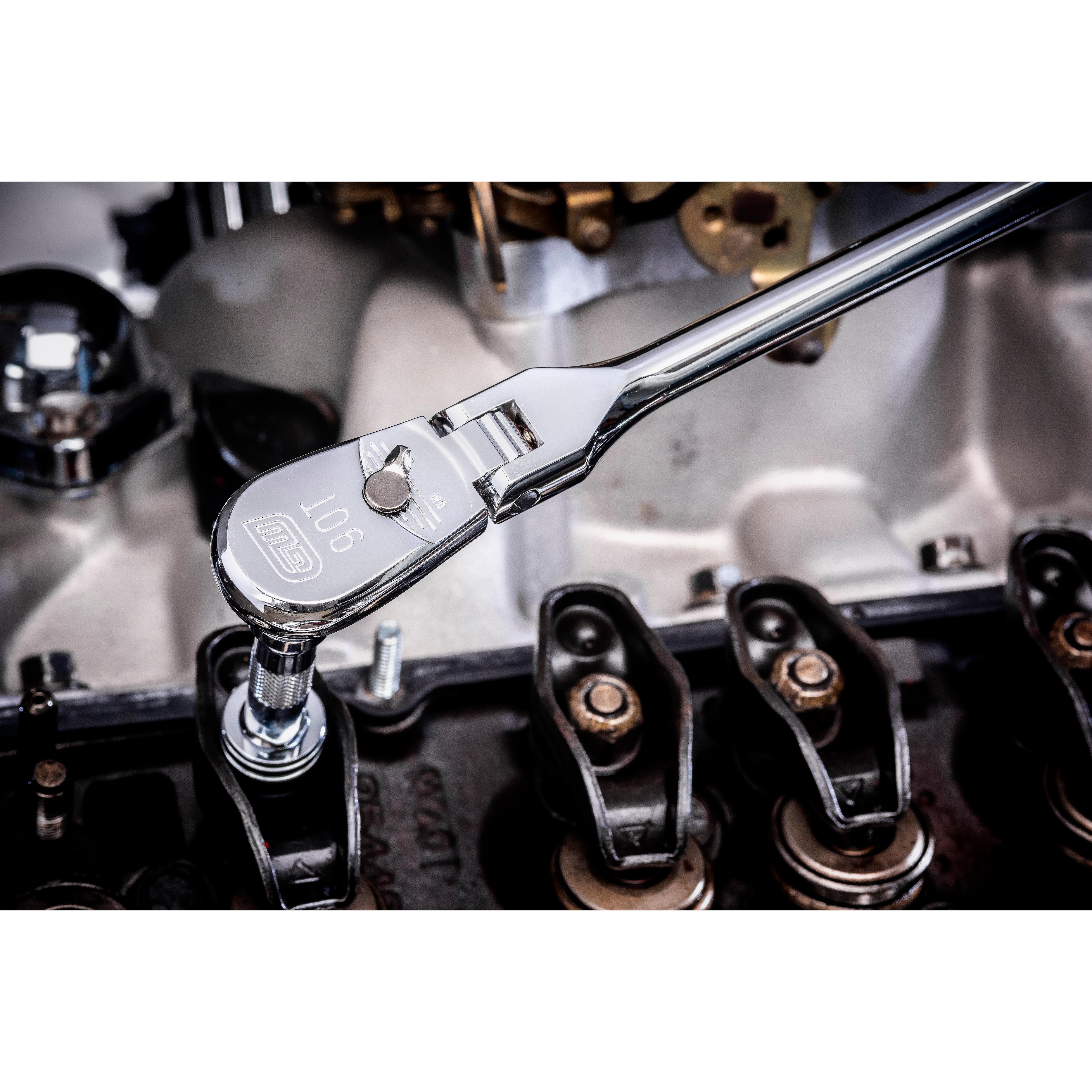 GearWrench 120XP 1/4in, 3/8in and 1/2in Drive Flex Head Teardrop