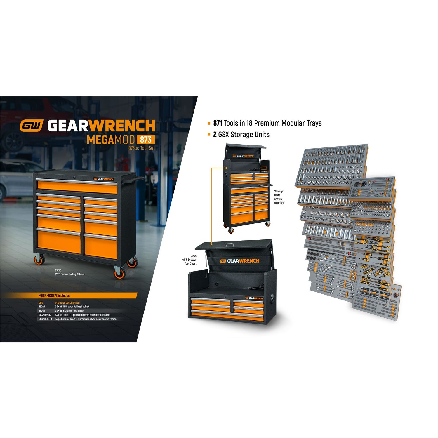 Gearwrench Tool Set MEGAMOD873 | AutoZone