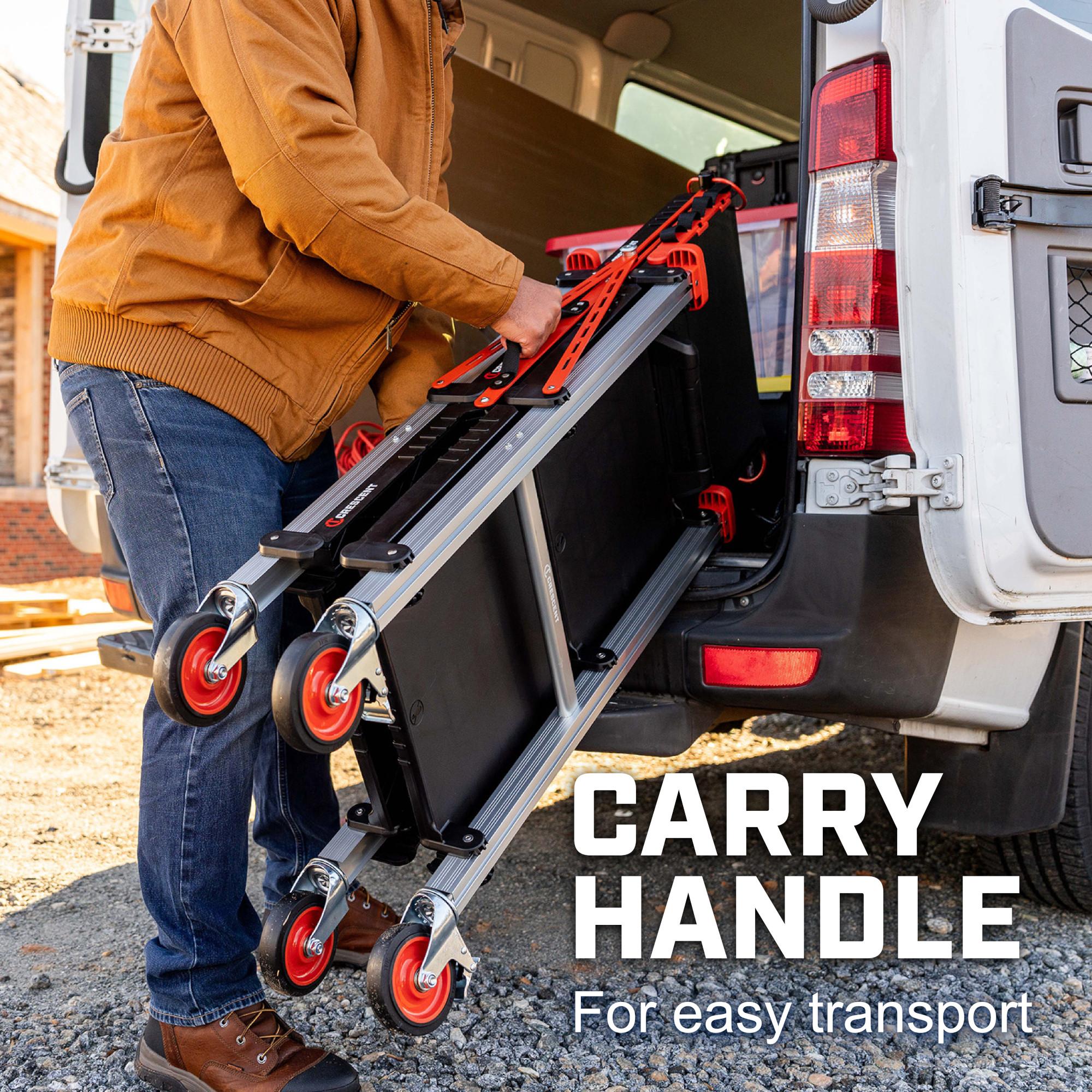 Crescent SITERUNNER Folding Jobsite Cart | AutoZone