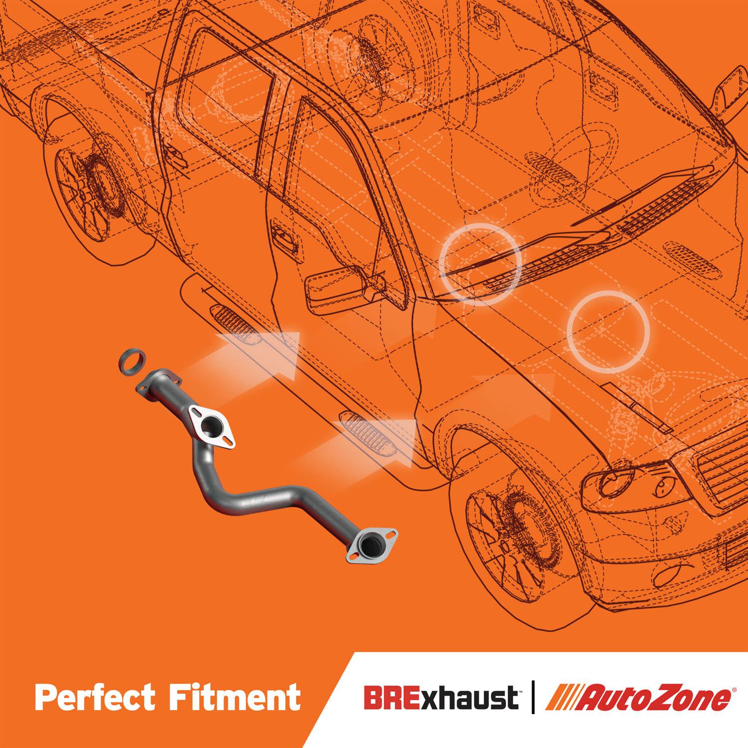 BRExhaust Exhaust Pipe Kit 107-0047