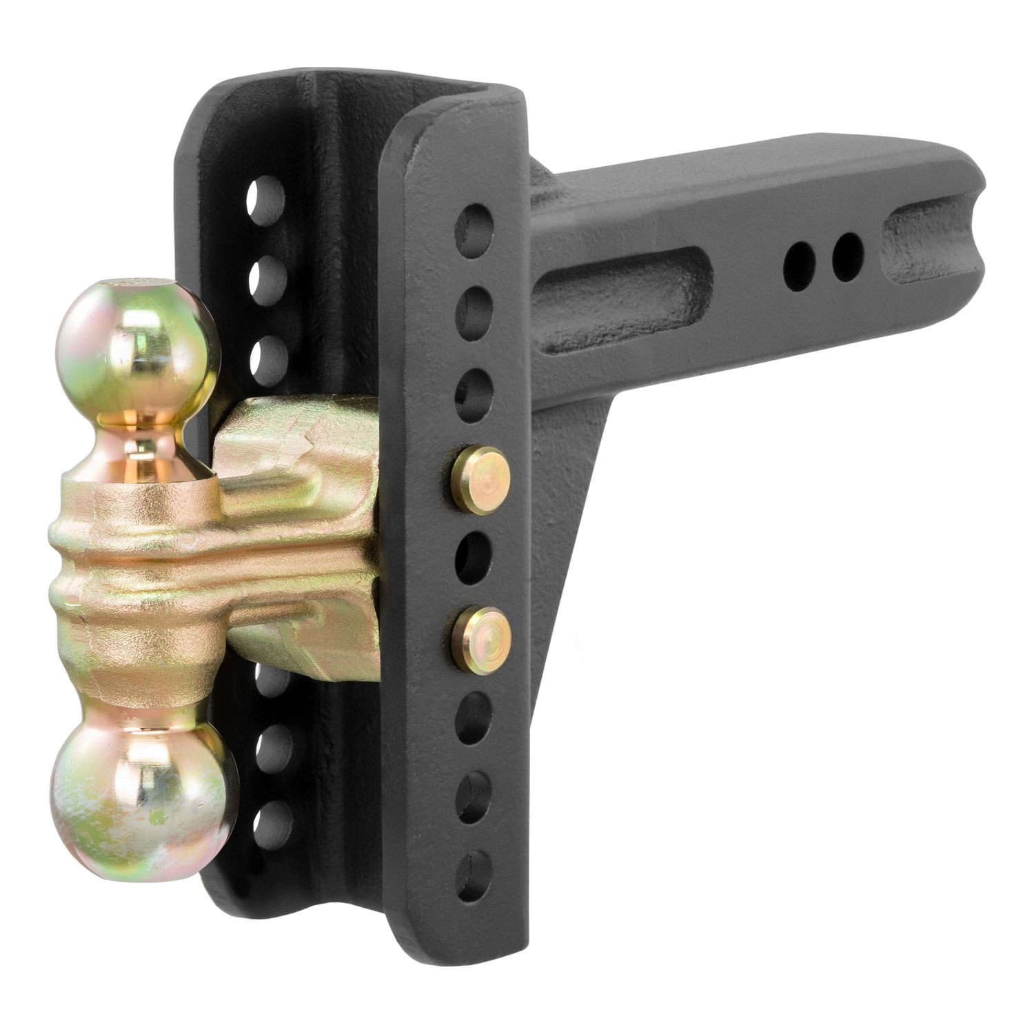 CURT 2in and 2 5/16in Adjustable Height Trailer Hitch Multi-Ball Mount for Toyota Avalon