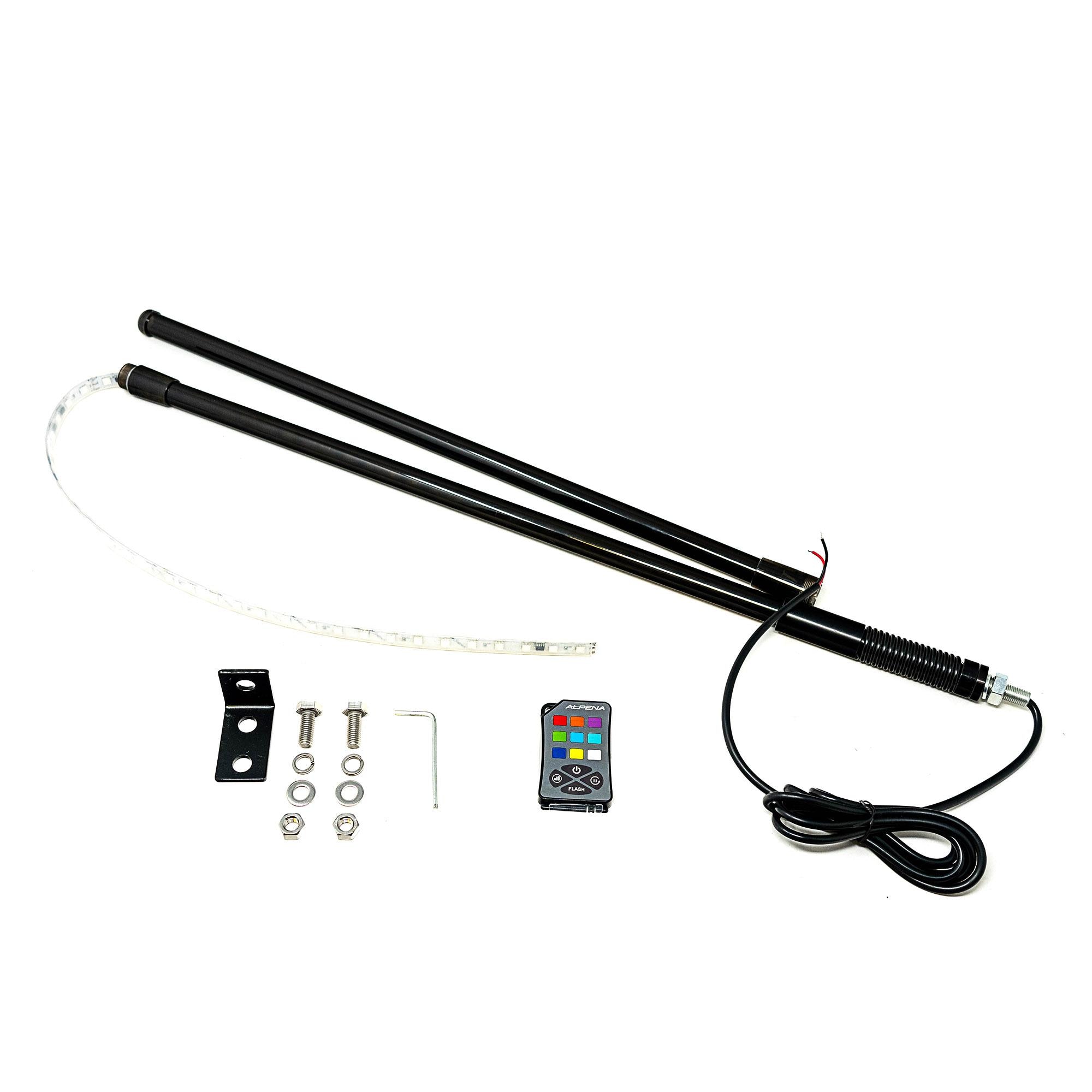 LINE WAVE アラビダ Alpena Brit Whip RGB LED Light Strip | AutoZone