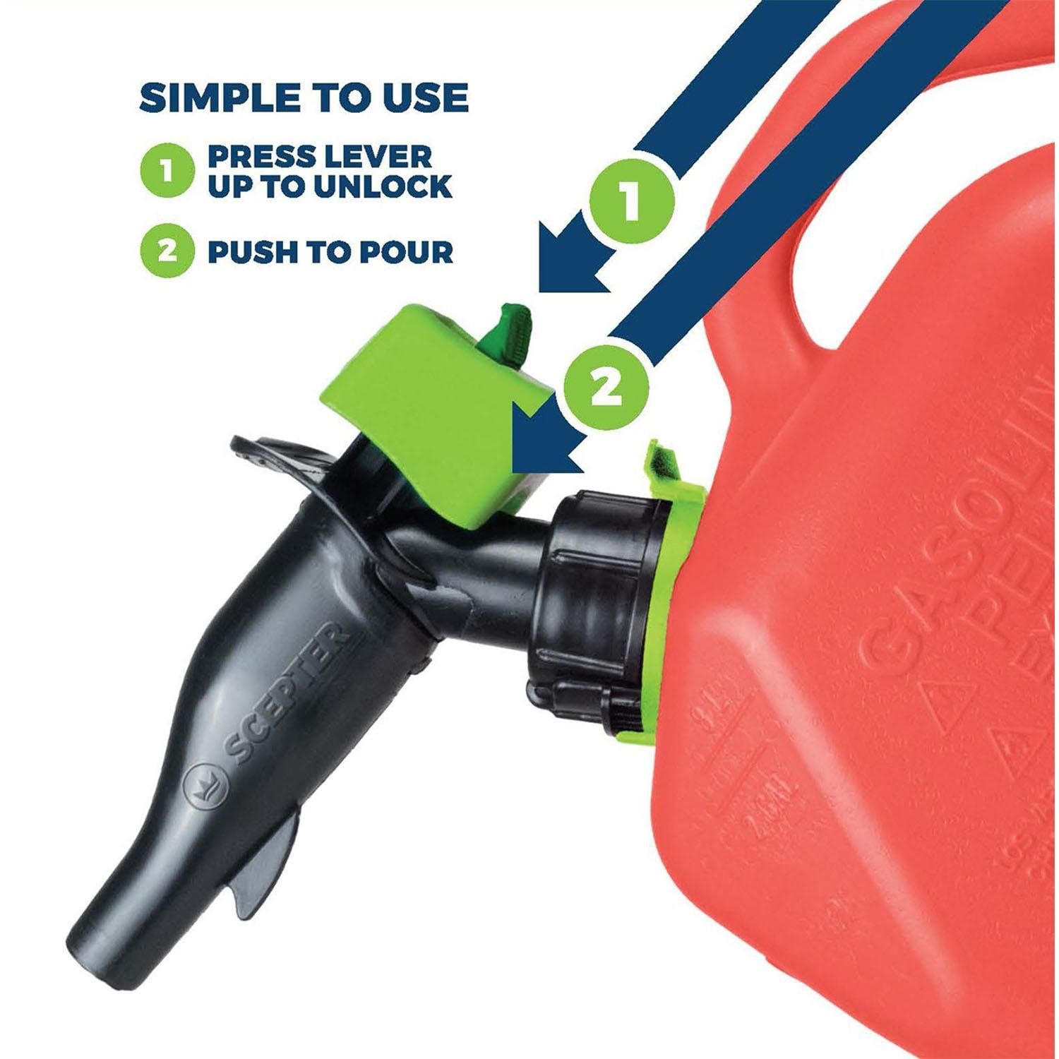 Scepter Fuel Can Spout ASCSP1 | AutoZone