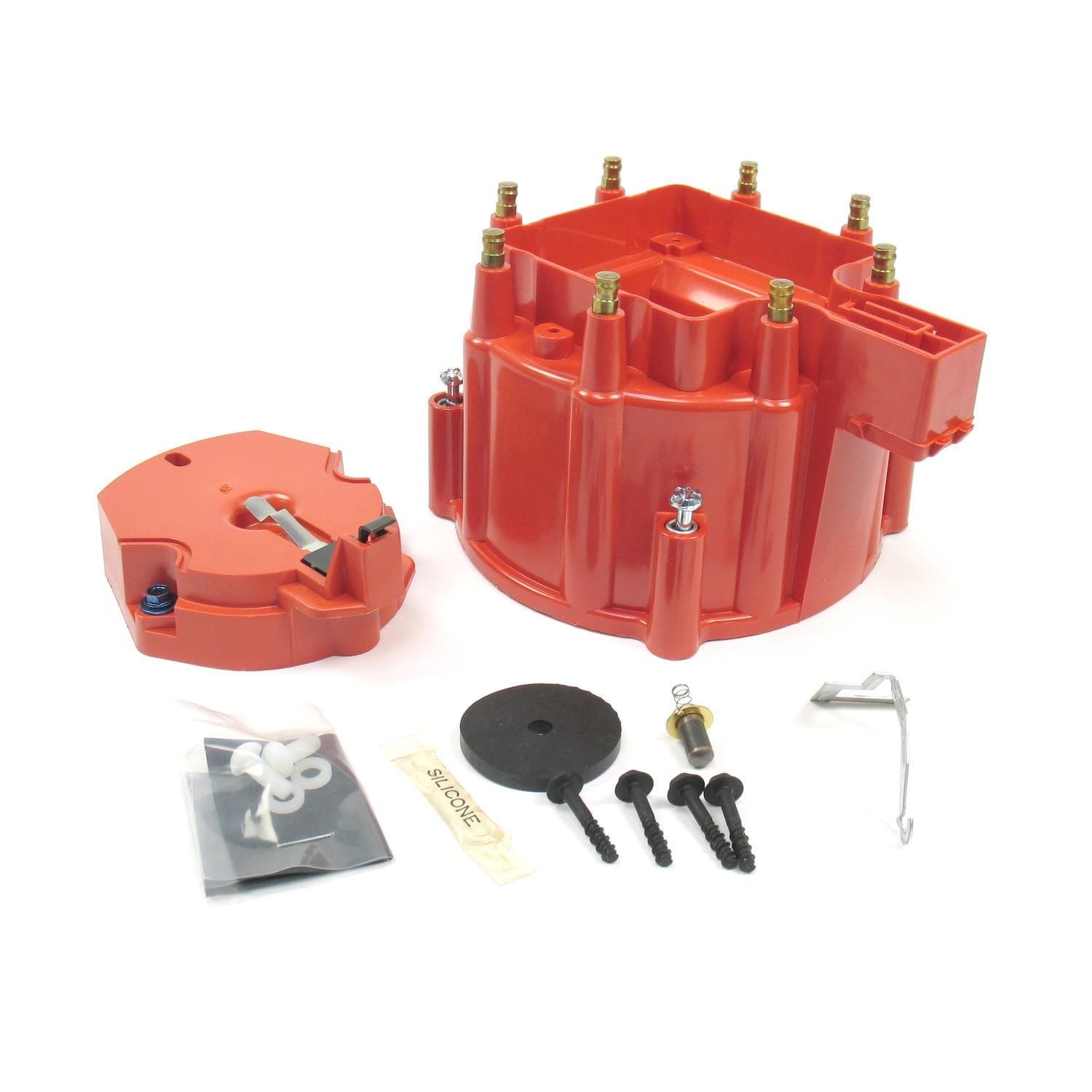 Pertronix Red Flame Thrower HEI Distributor Cap and Rotor Kit