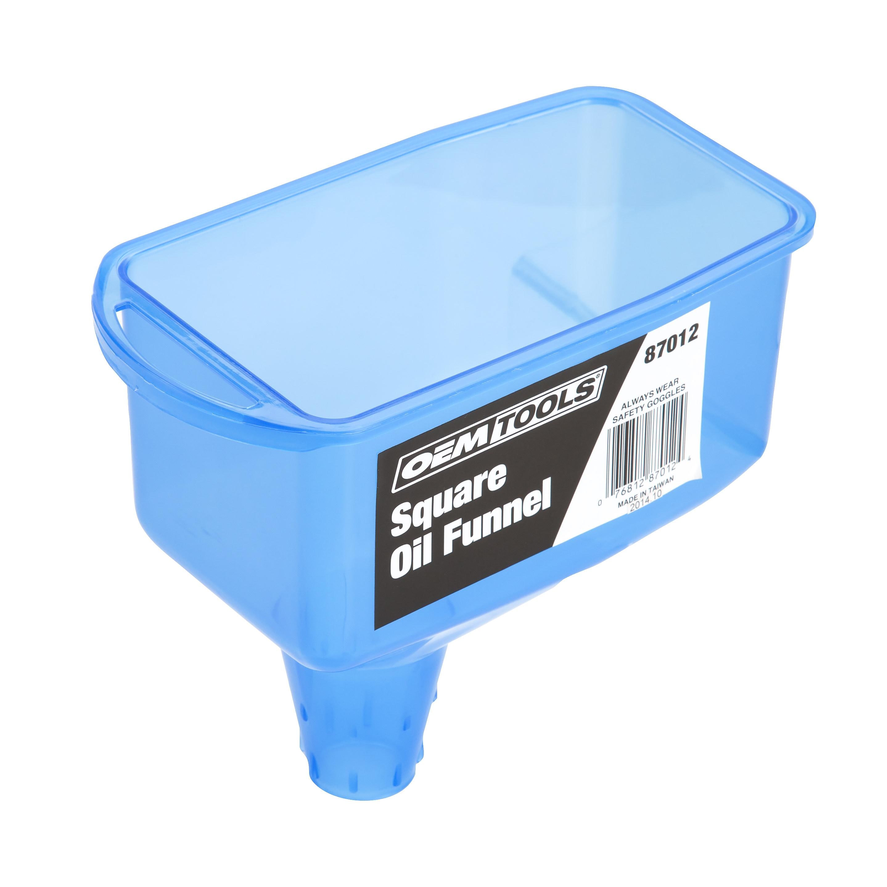 OEMTOOLS Square Spill Saver Oil Funnel 1 Quart | AutoZone