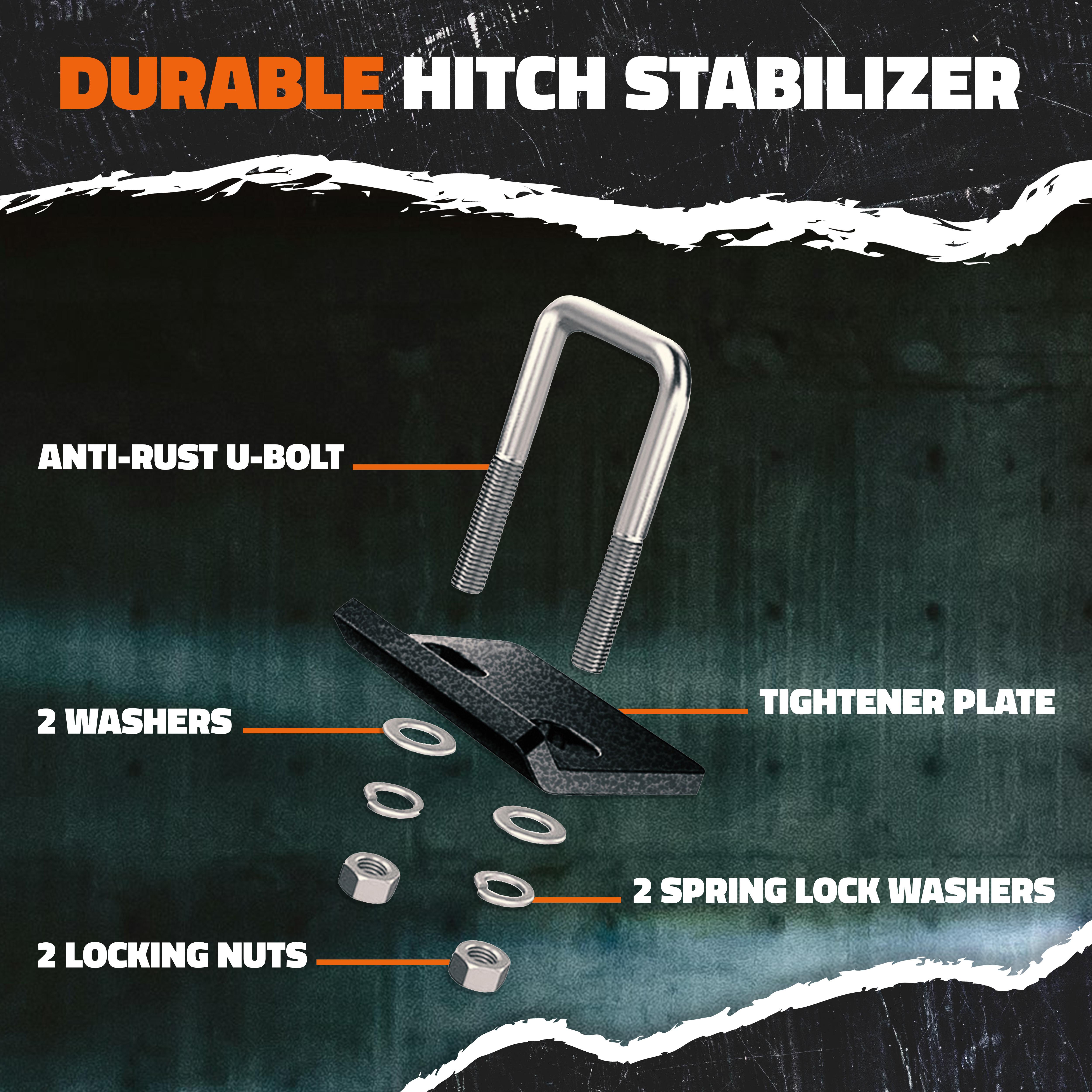 Mockins Trailer Hitch Stabilizer Bar Hardware Kit MA-35 | AutoZone