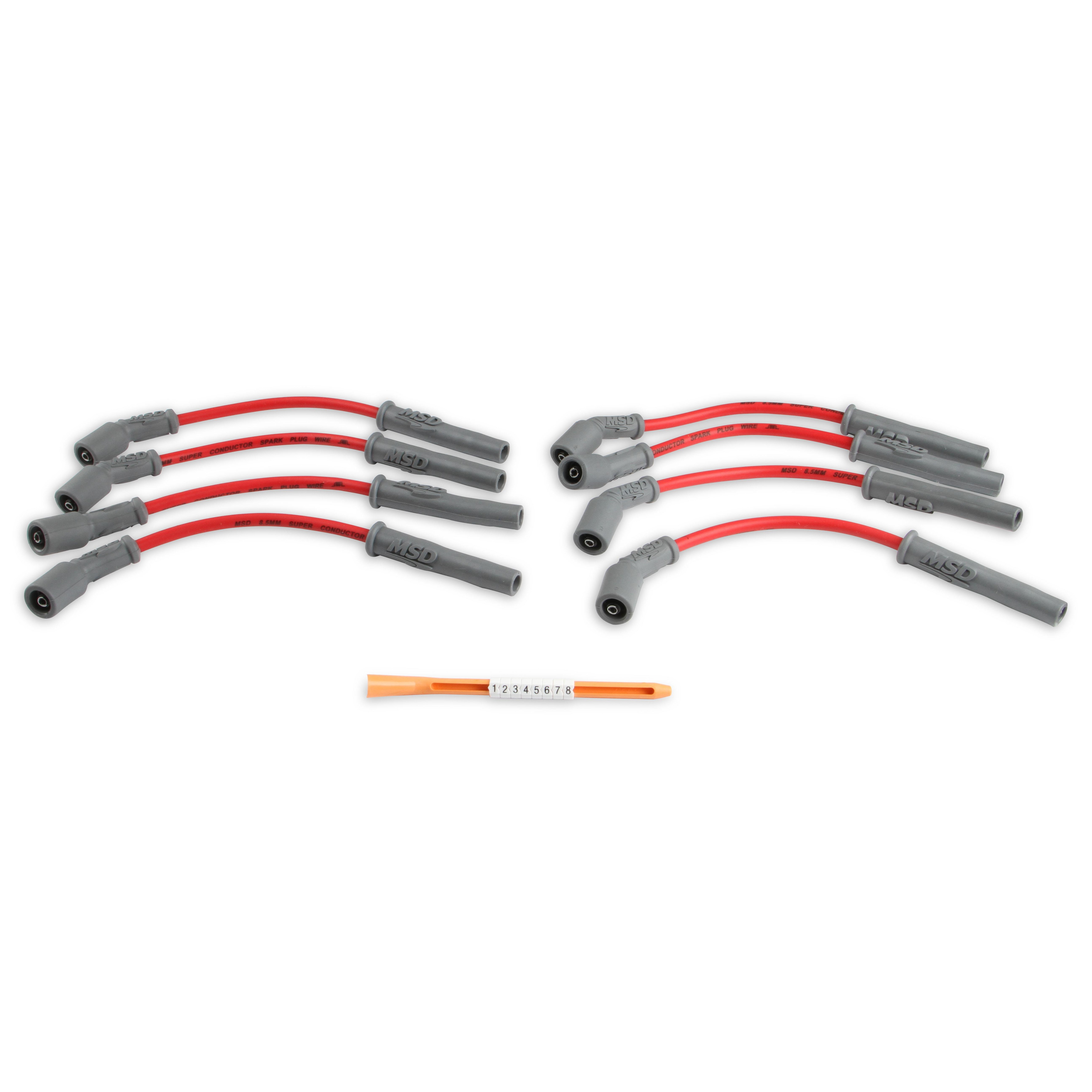 MSD Silicone Spark Plug Wire Set 32829 | AutoZone