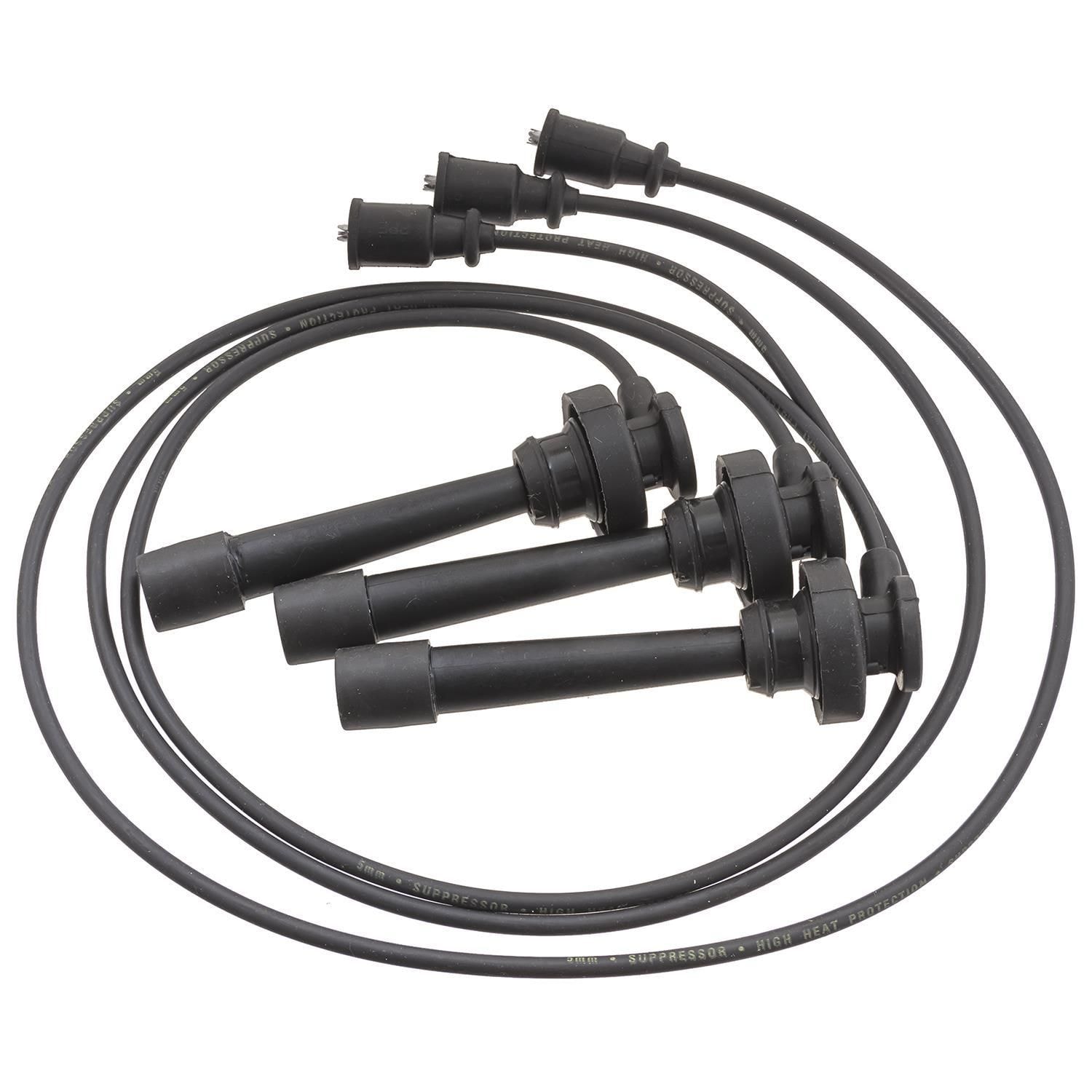 Duralast Silicone Capped Long Reach Assembly Spark Plug Wire Set 9217 for Toyota 4runner