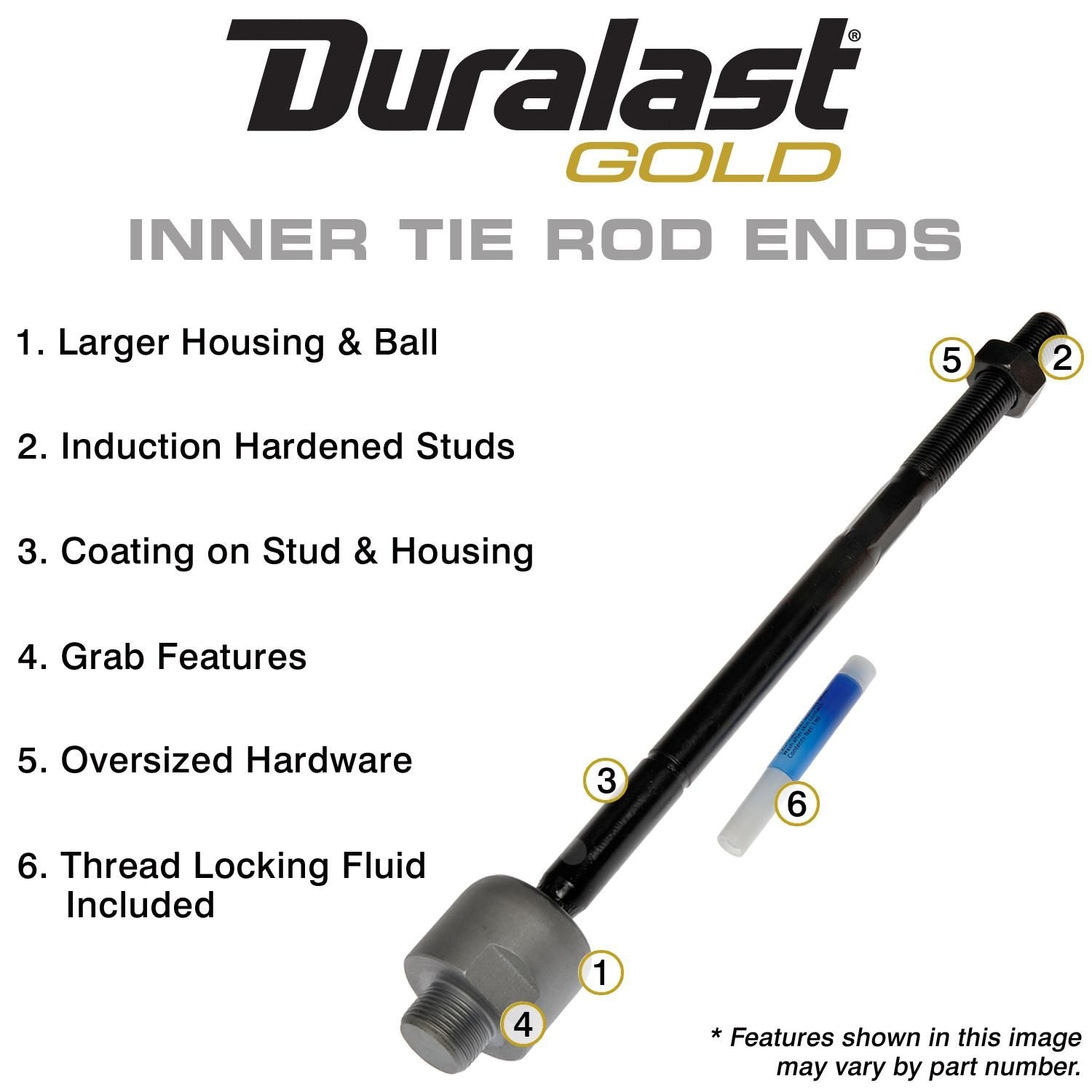 Duralast Gold Tie Rod End GES800084 | AutoZone