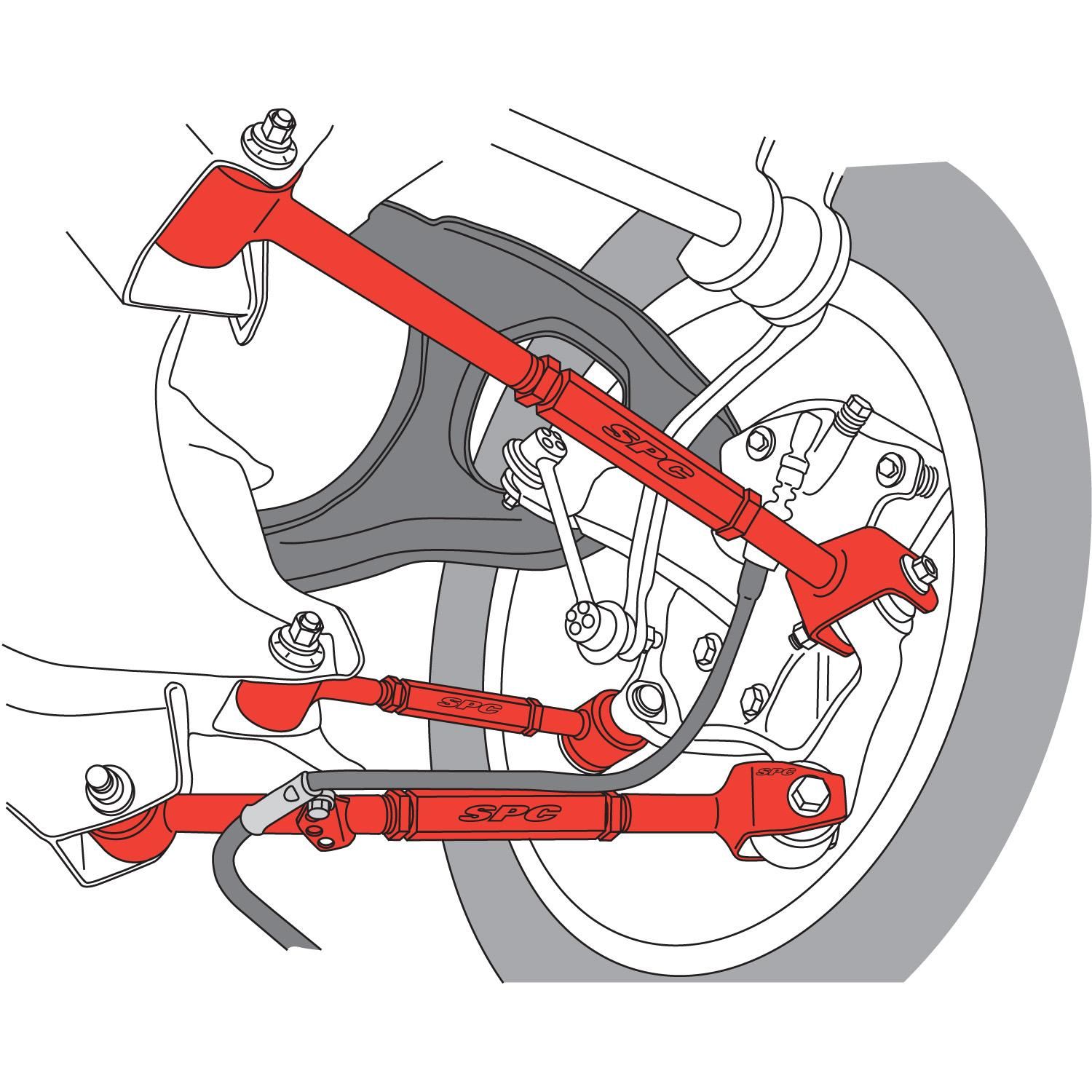 AQUOSL２SH-02 Specialty Products Company / SPC Performance Alignment Kit 67540