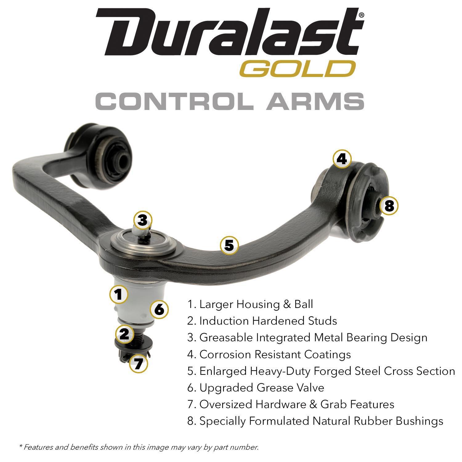 Duralast Gold Suspension Control Arm and Ball Joint Assembly