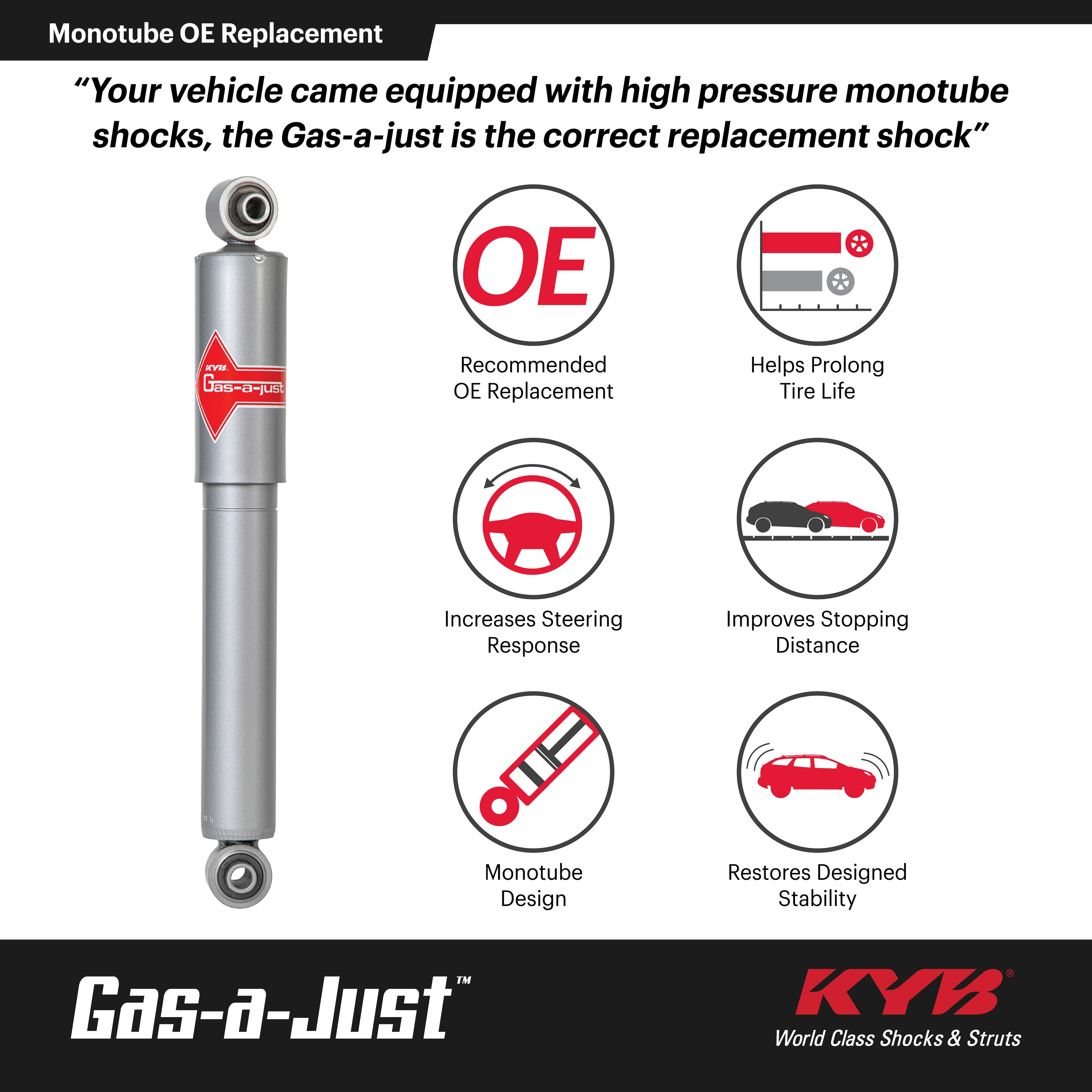 KYB Gas-a-Just Shock 554406 | AutoZone