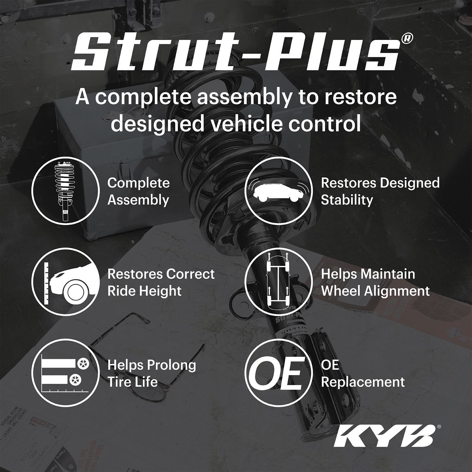 KYB Plus Strut Assembly ASR4444