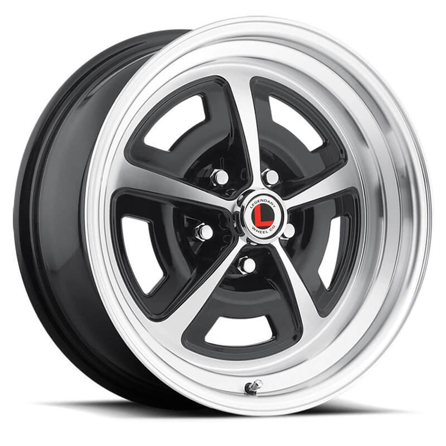 Legendary Wheels 4.75in Backspacing Aluminum Gloss Black Magnum