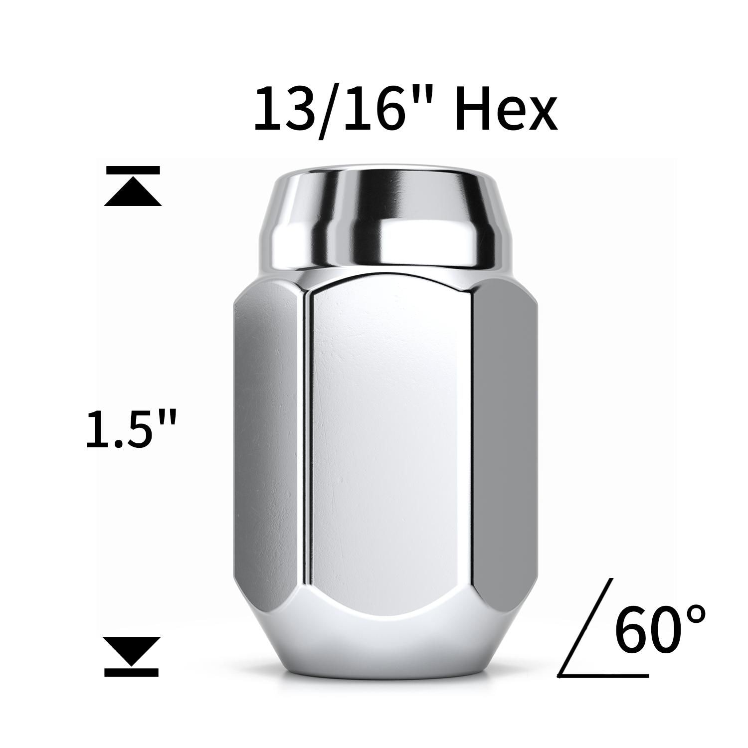 White Knight Wheel Lug Nut 110174 for Buick Skylark