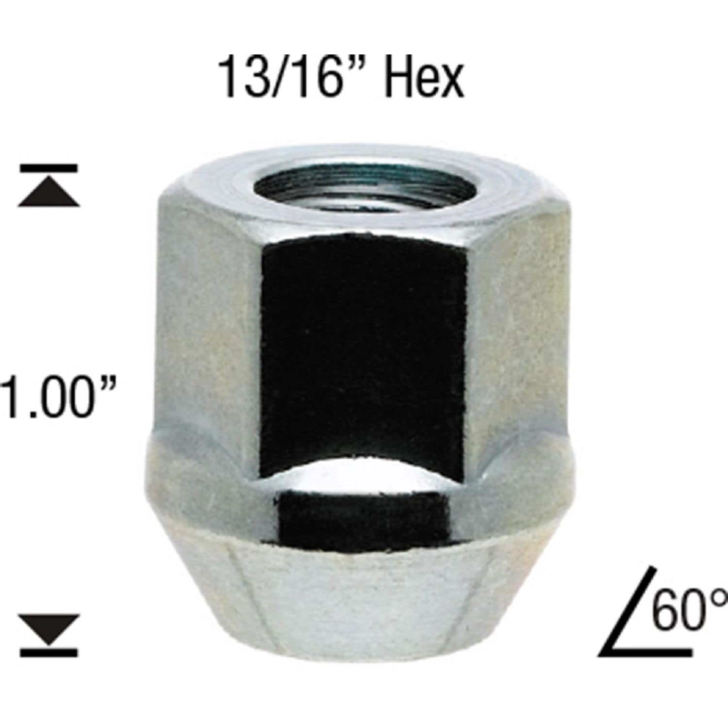 White Knight Wheel Lug Nut 1307-1-20AZ | AutoZone
