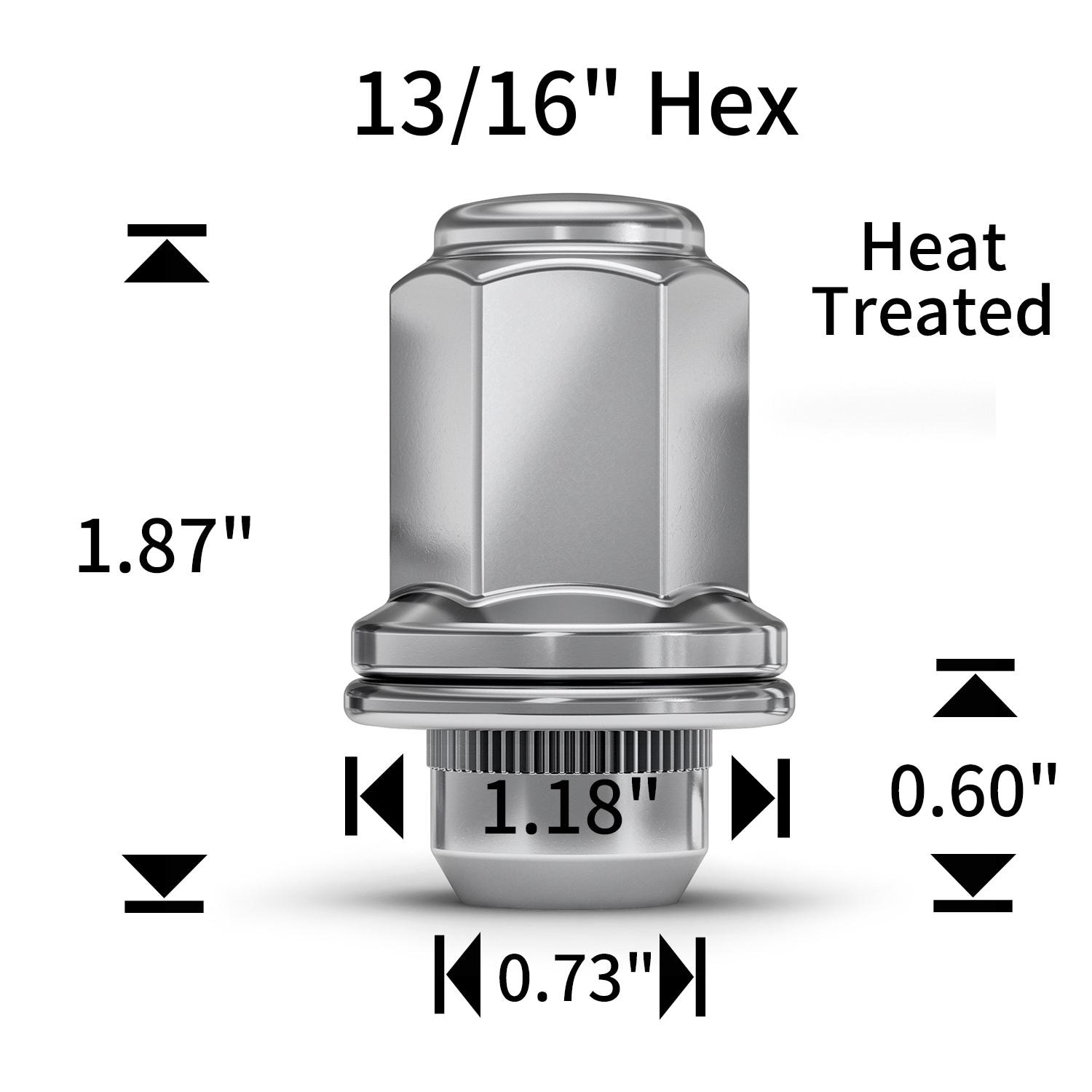 White Knight Wheel Lug Nut 15307L4 | AutoZone