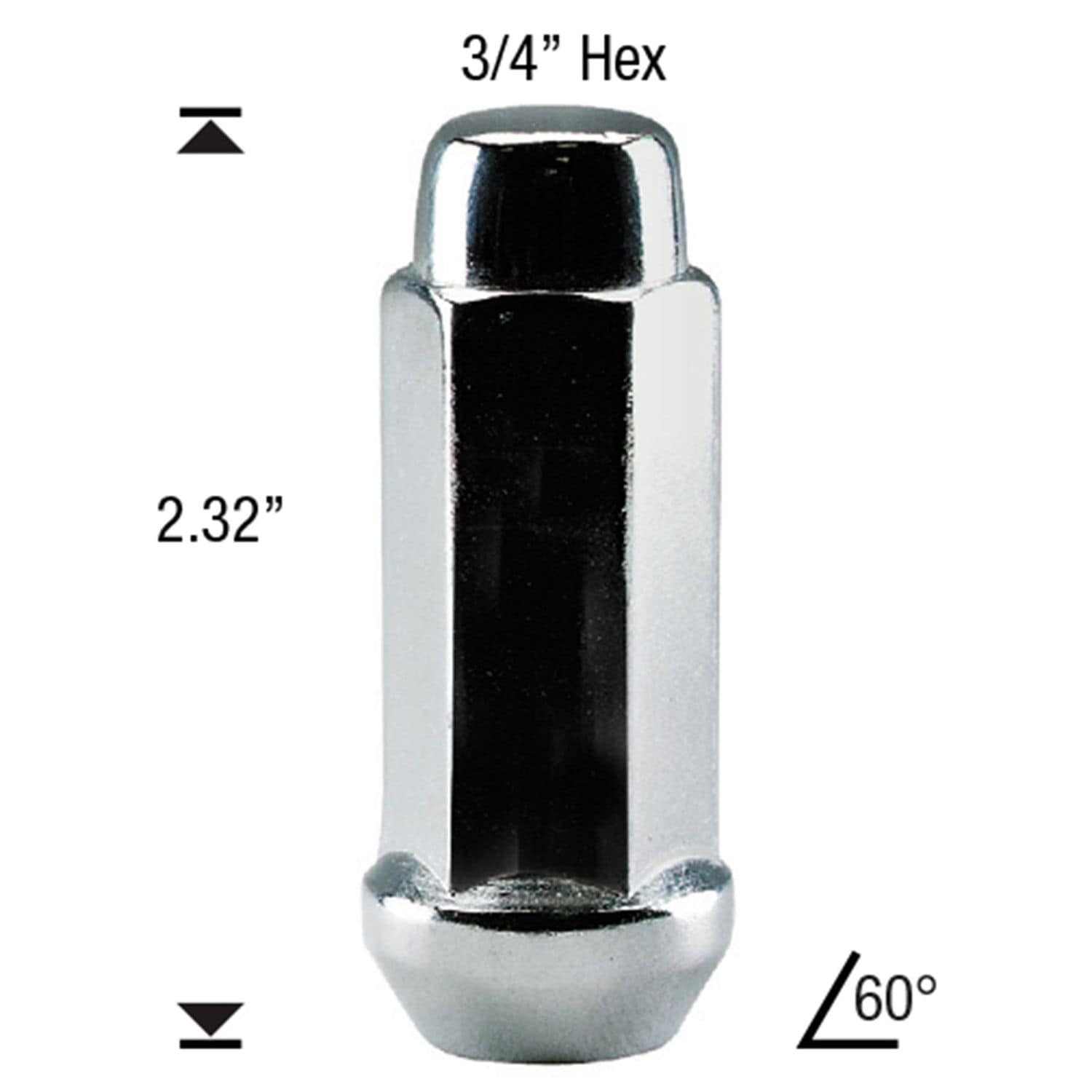 White Knight Wheel Lug Nut 117074 | AutoZone