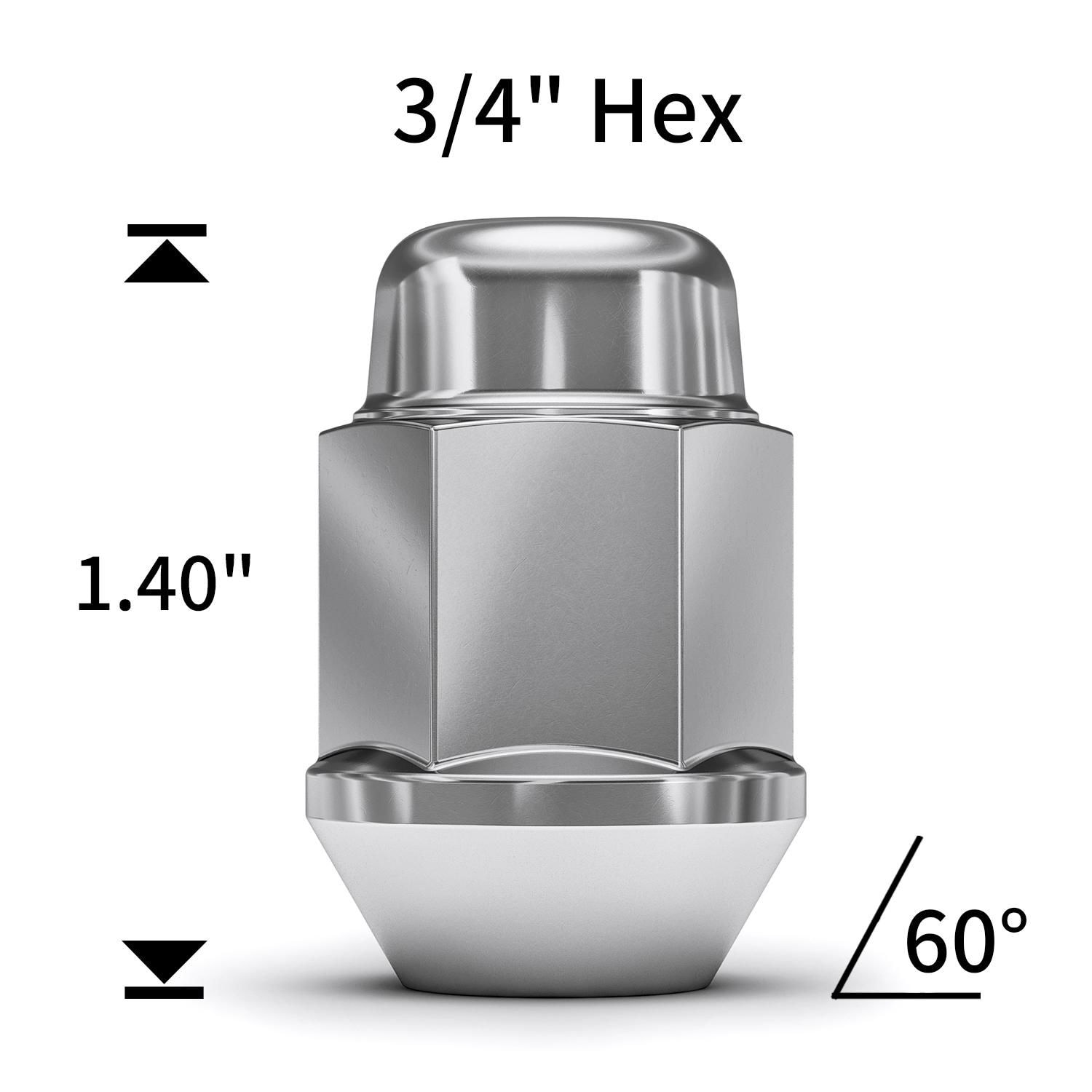 White Knight Wheel Lug Nut 217074 for Buick Skylark