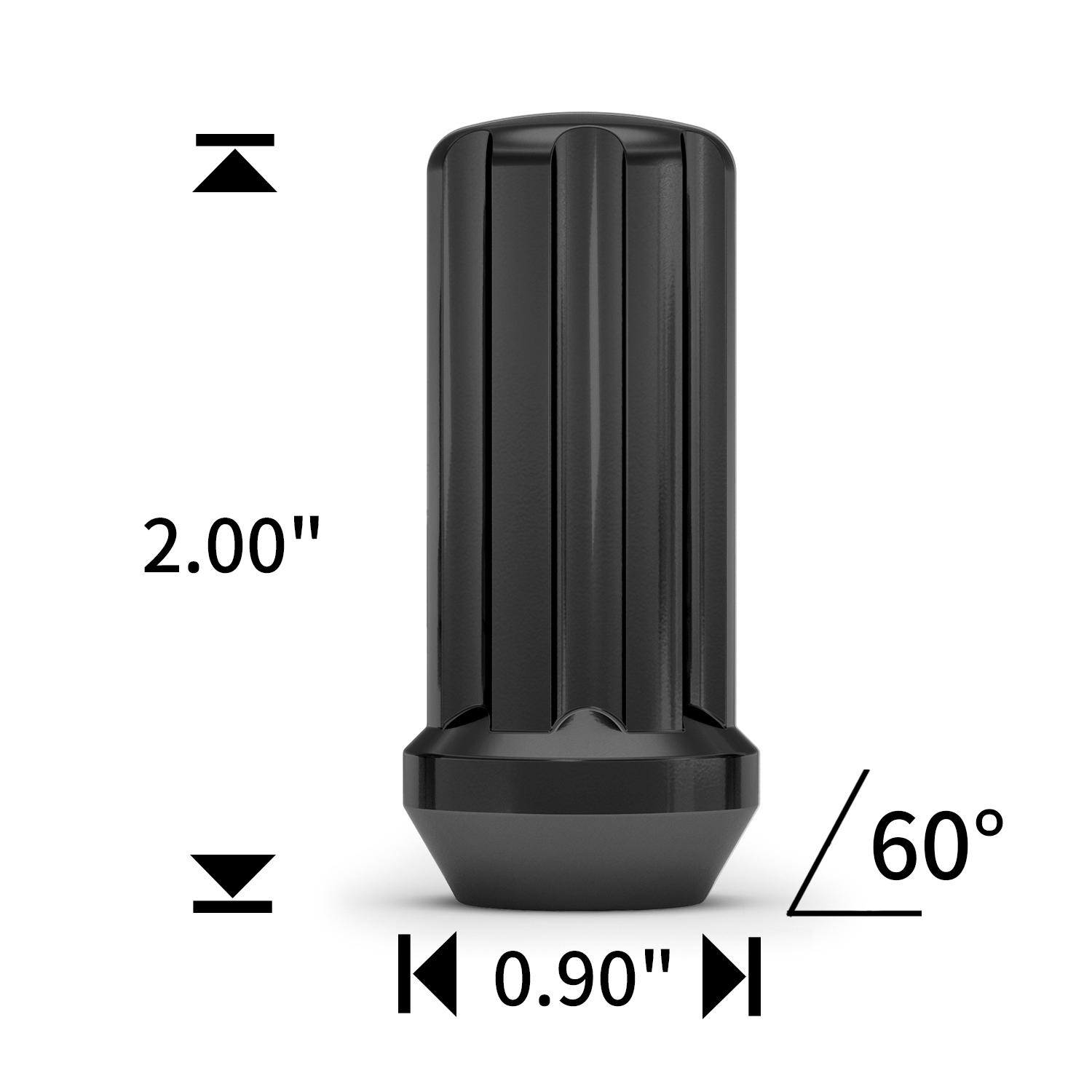 White Knight Wheel Lug Nut 3810LBK-4AZ | AutoZone