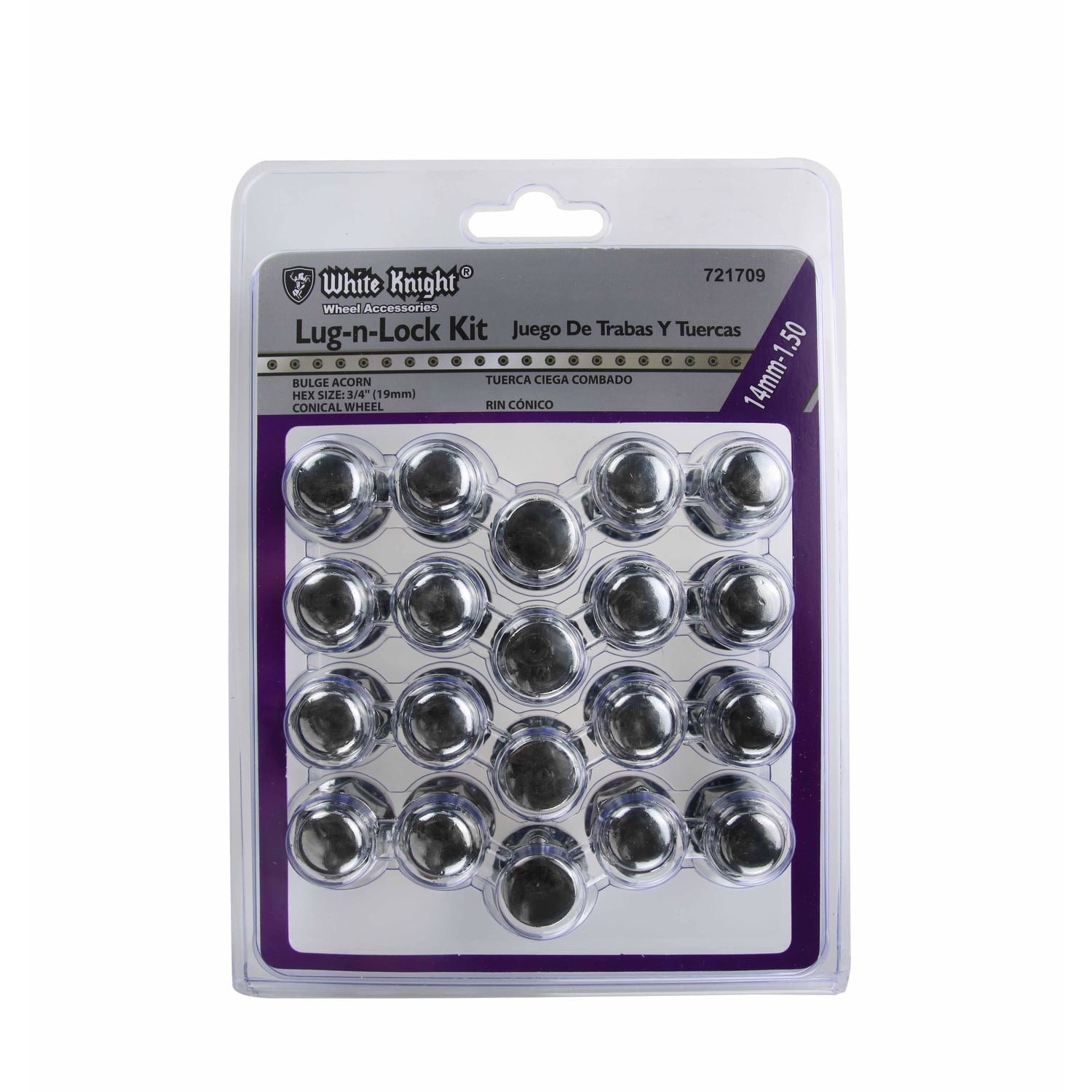 White Knight Wheel Lug Nut 721709 | AutoZone