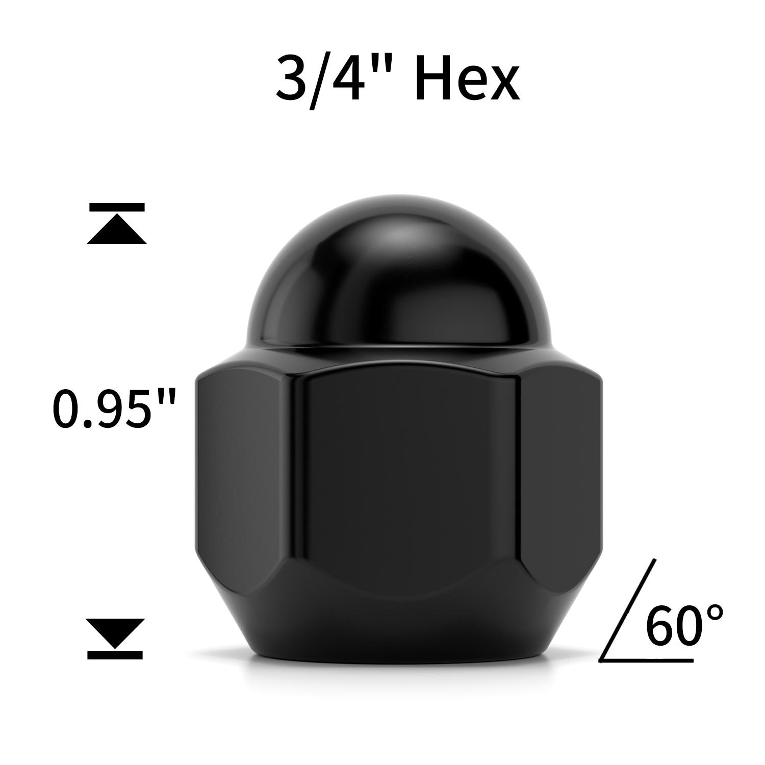 White Knight Wheel Lug Nut WN07606BK-5 | AutoZone
