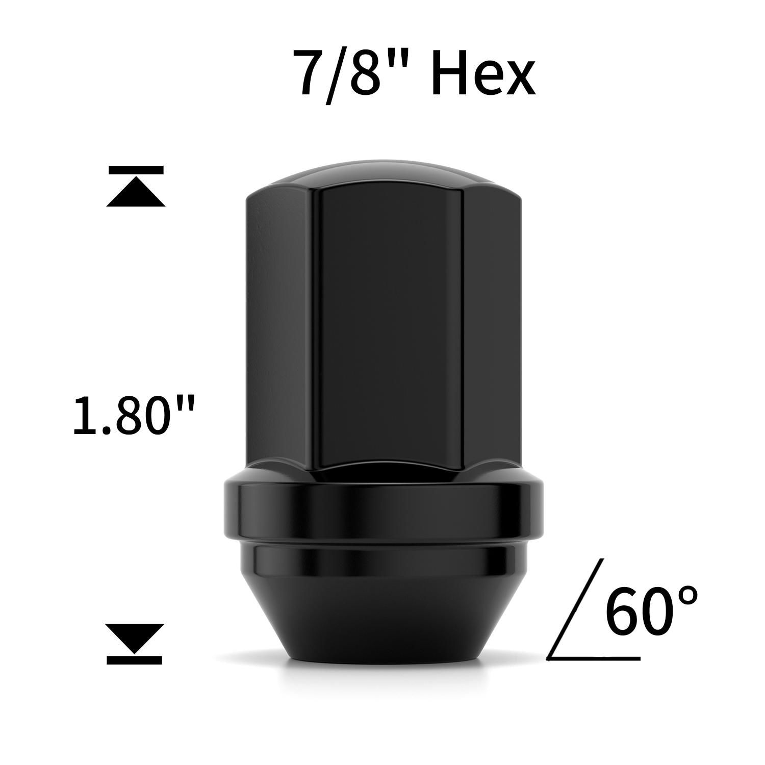 White Knight Wheel Lug Nut WN23609BK-5 | AutoZone