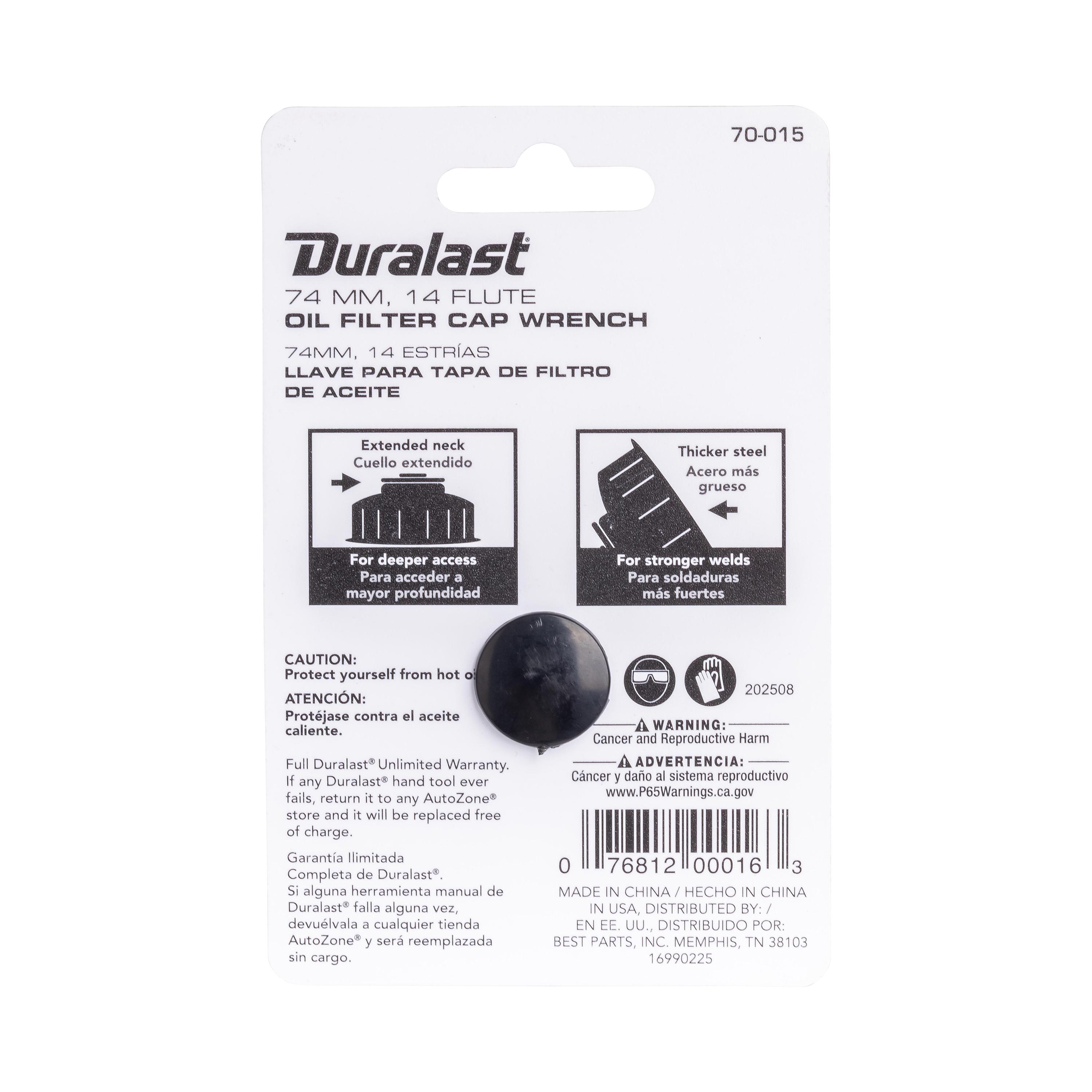 Duralast Oil Filter Wrench 70-015 | AutoZone