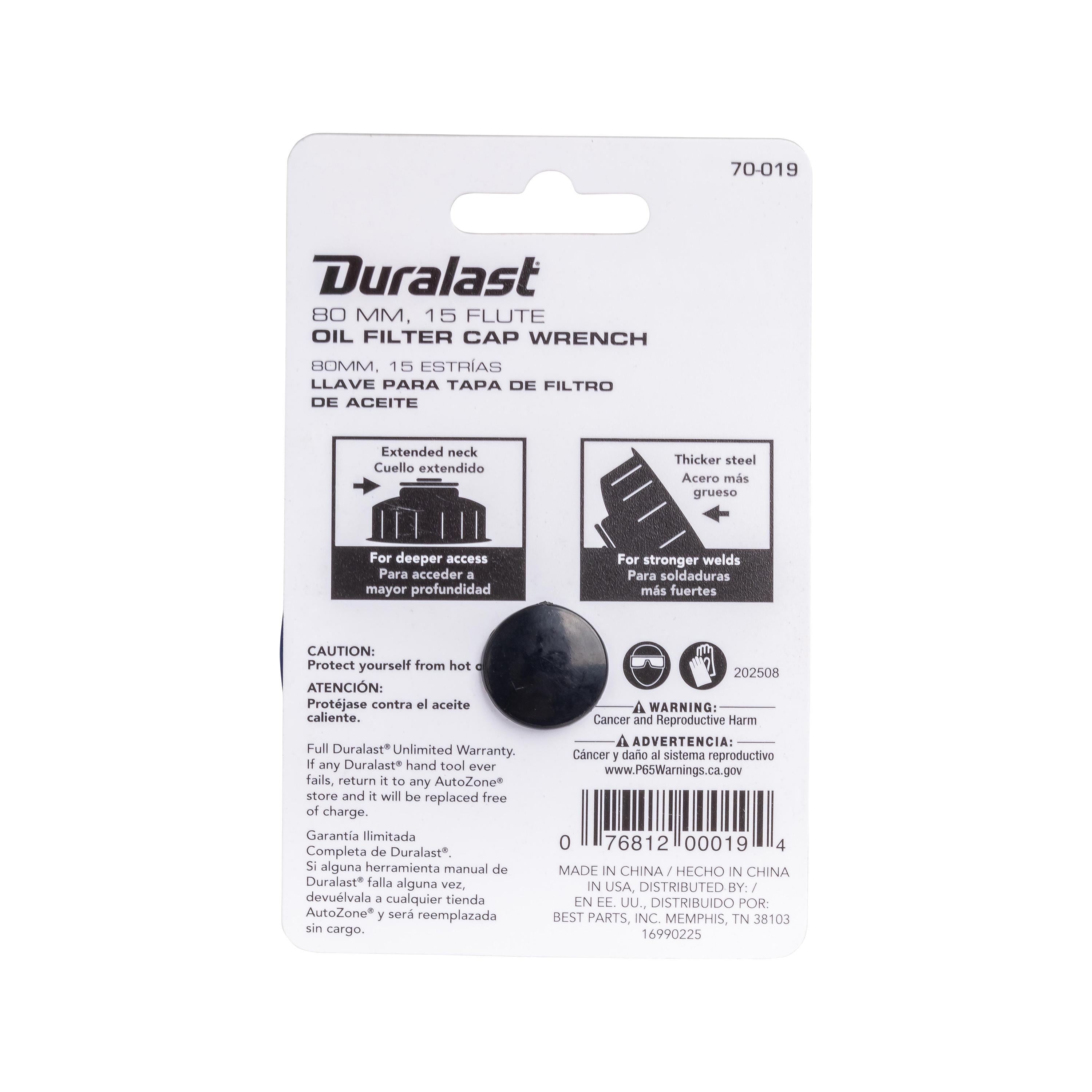 Duralast Oil Filter Wrench 70-019 | AutoZone
