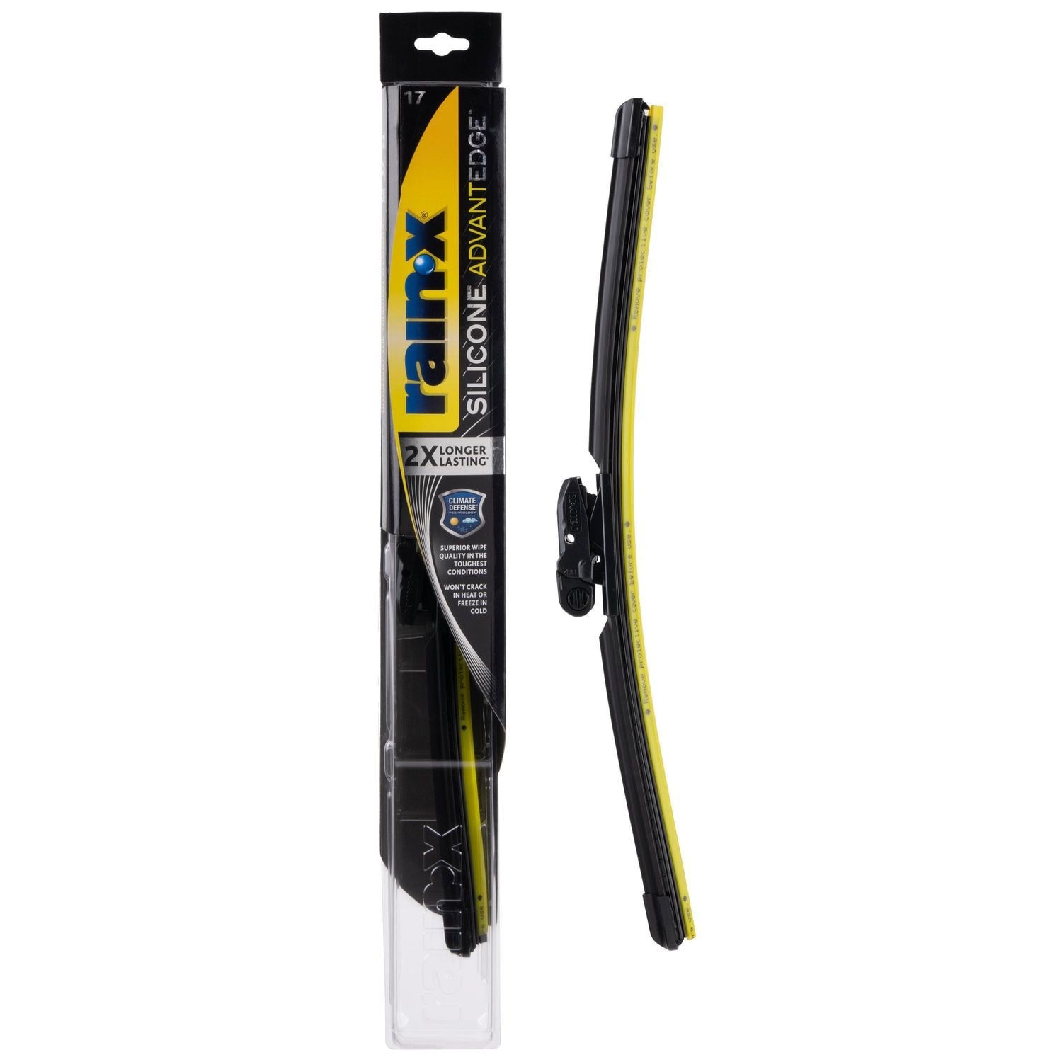 Rain-X Silicone AdvantEdge 17in Wiper Blade 830017Z | AutoZone