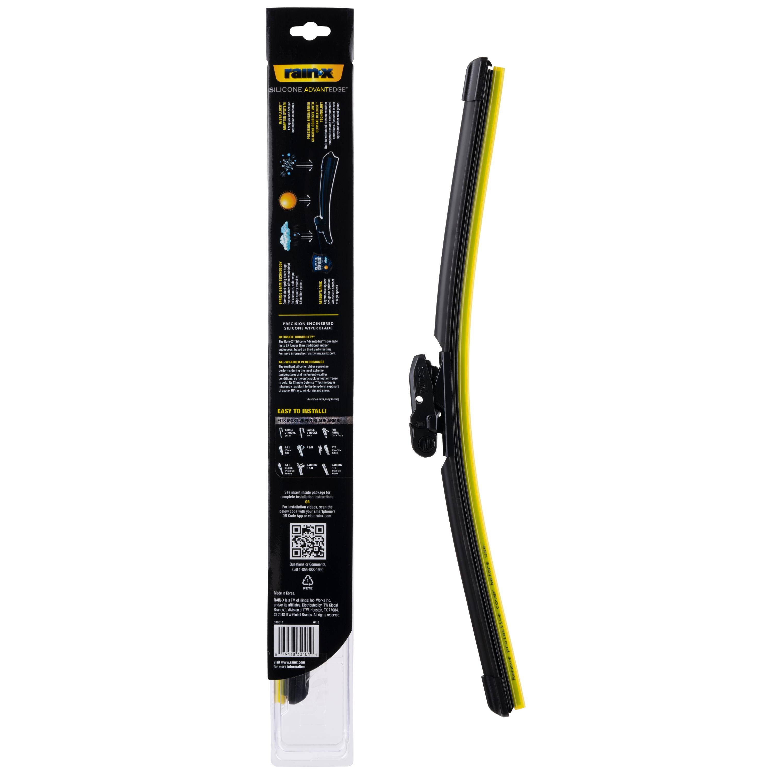 Rain-X Silicone AdvantEdge 18in Wiper Blade 830018Z | AutoZone
