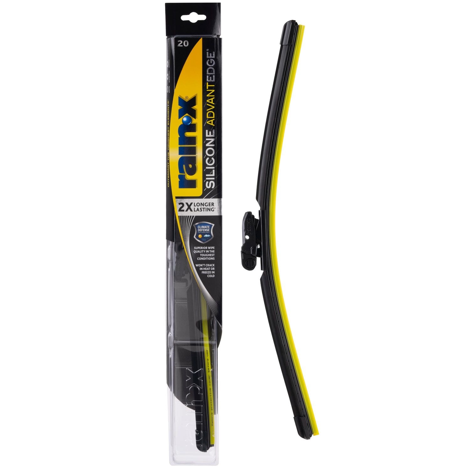 オフイン Rain-X Silicone AdvantEdge 20in Wiper Blade 830020Z | AutoZone