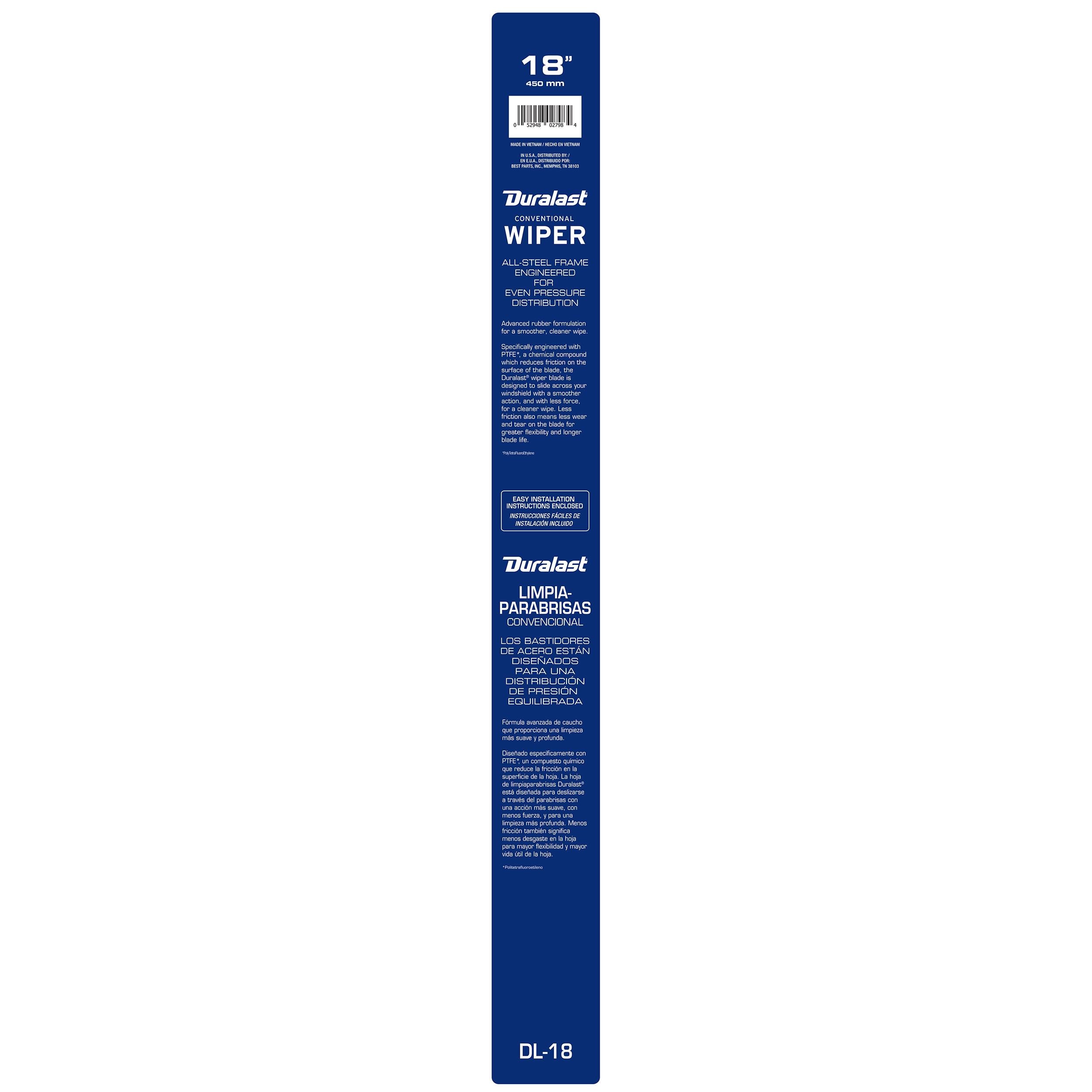 Duralast 18in Conventional Wiper Blade DL-18 | AutoZone