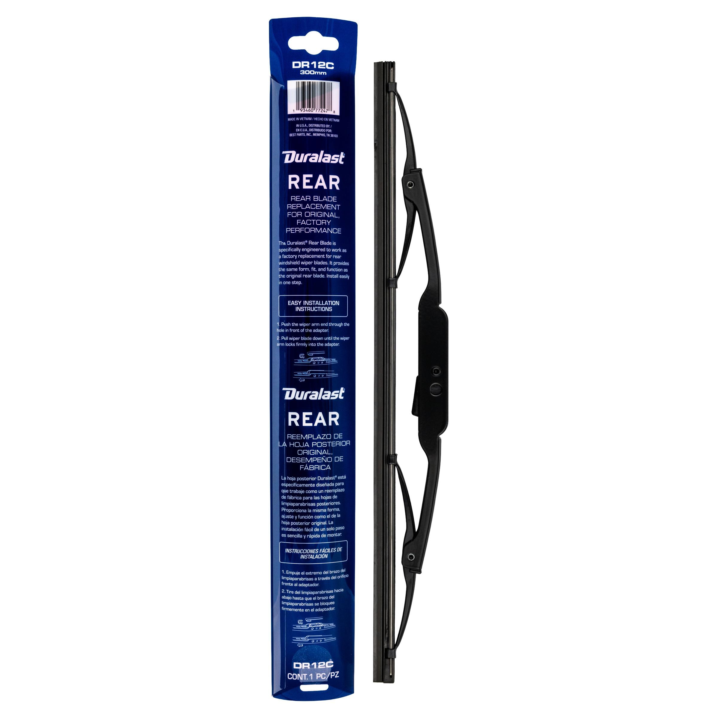 Duralast Rear 12 in Wiper Blade DR12C | AutoZone