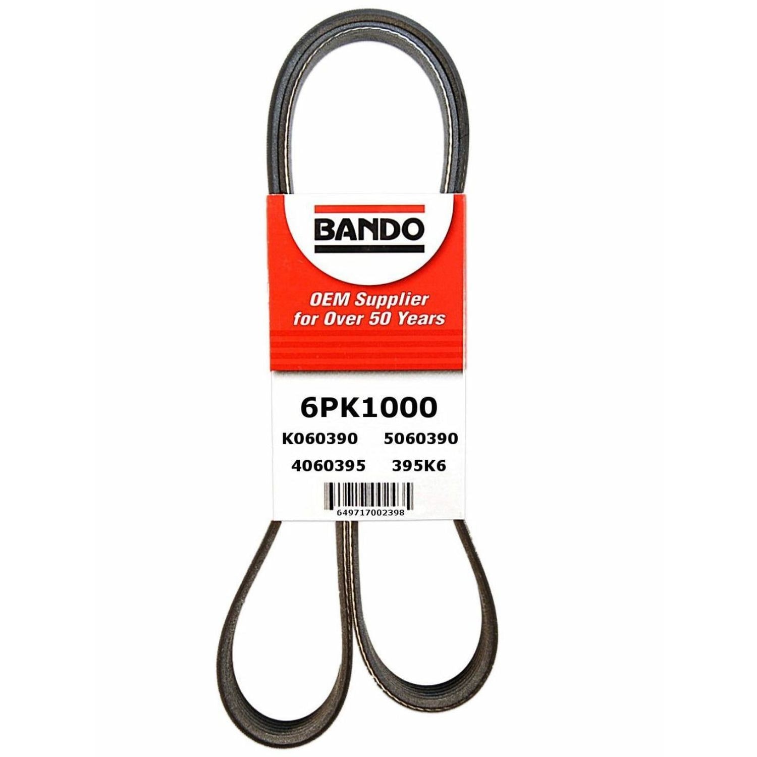 Bando Accessory Drive Belt 6PK1000 | AutoZone