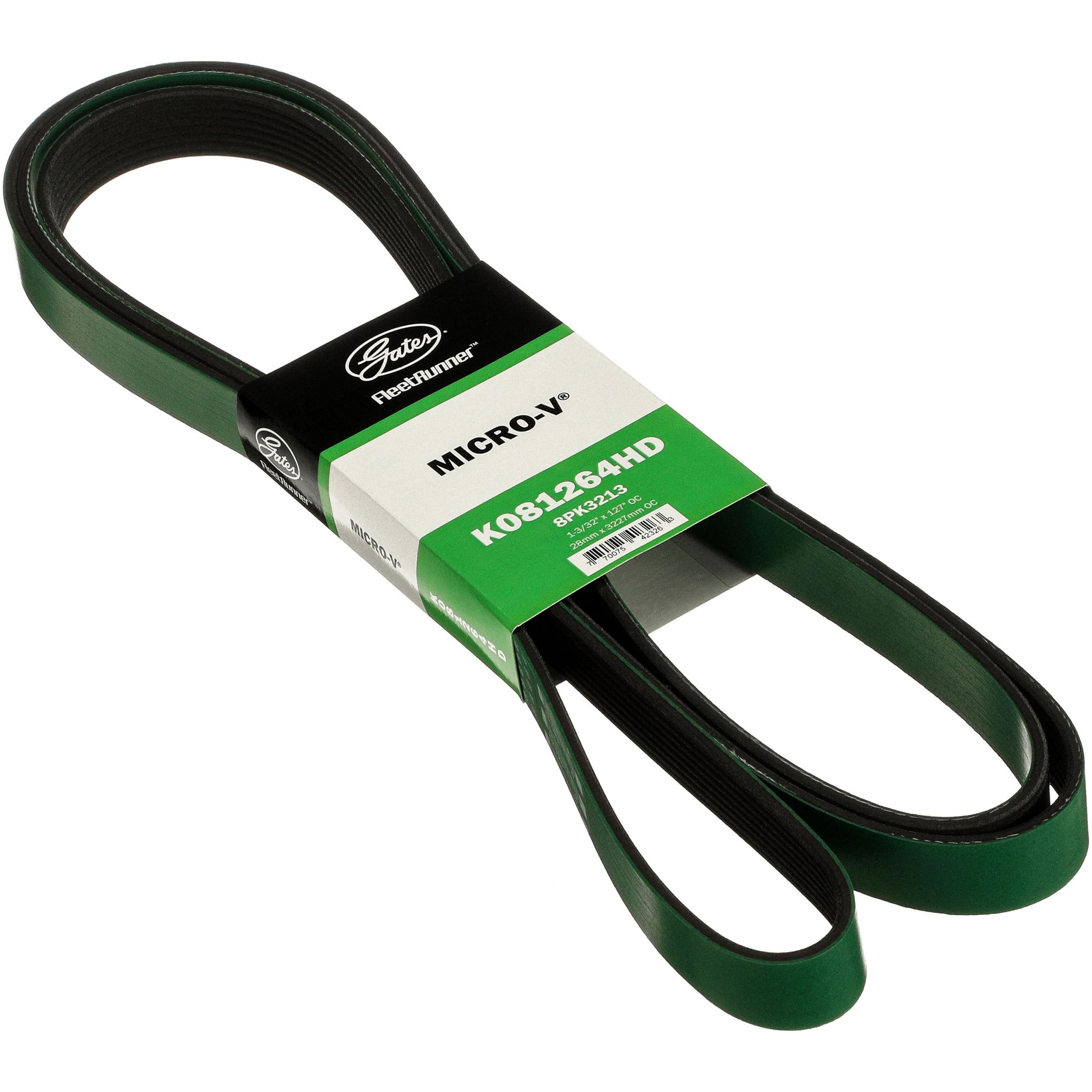 KkCo ユーティリティベルト　グリーン Gates FleetRunner Micro-V 126.50 in Serpentine Belt K081264HD